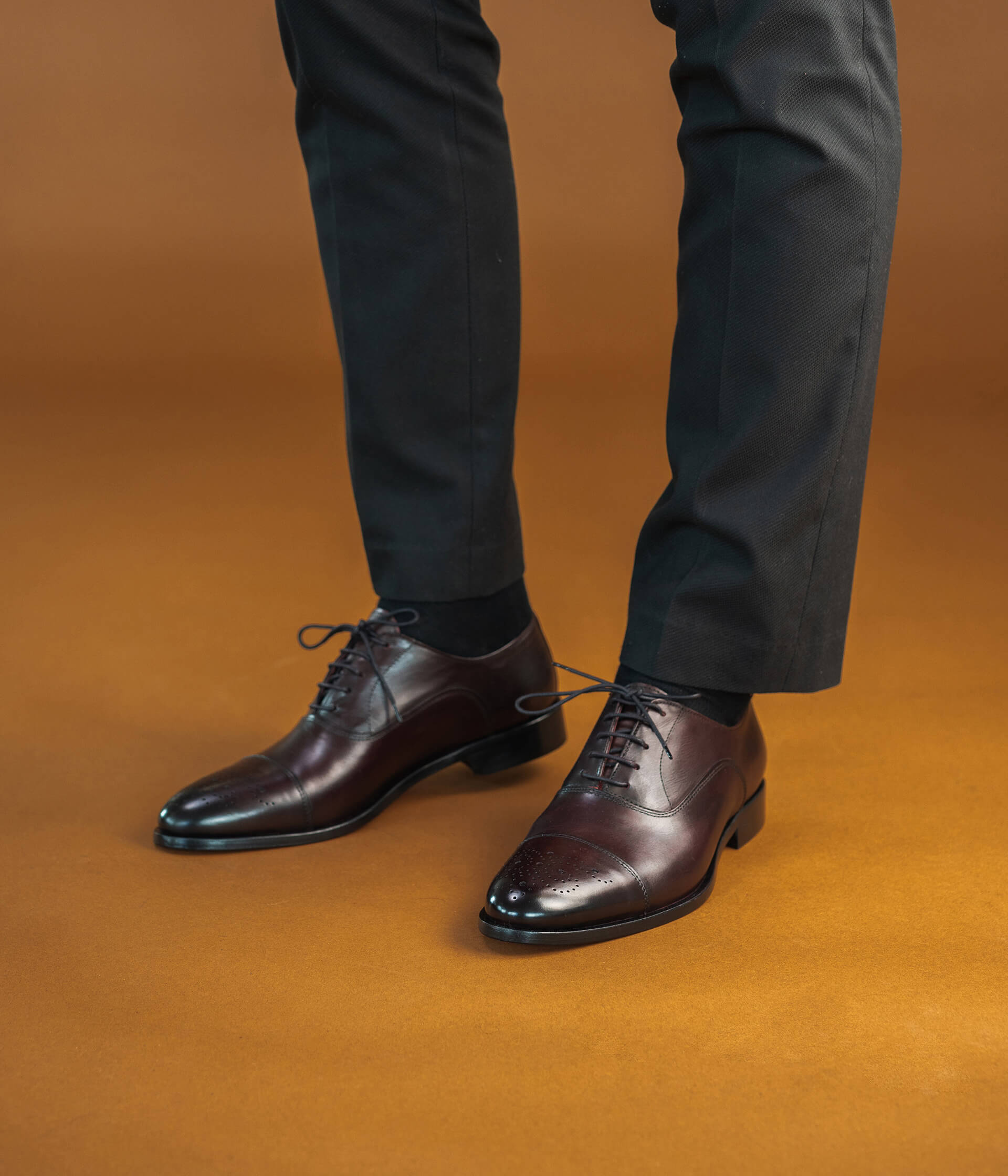 WINE RED GATSBY BROGUE City shoes MEN Bocage