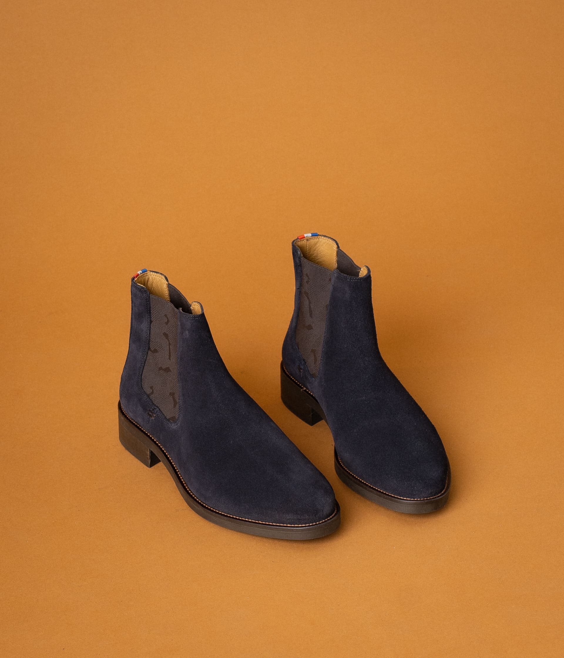 NAVY AUGUSTIN CHELSEA BOOTS Boots MEN Bocage