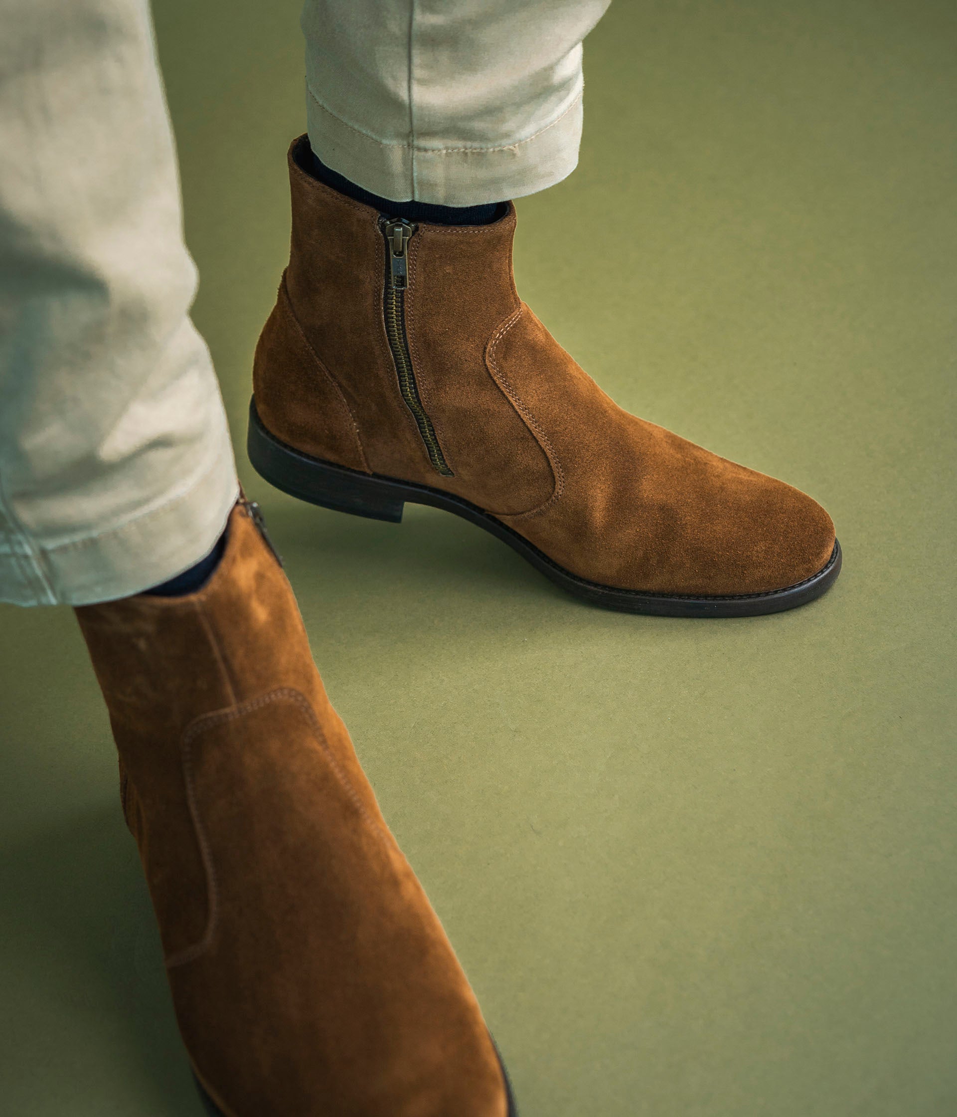 Zip chelsea boots mens on sale