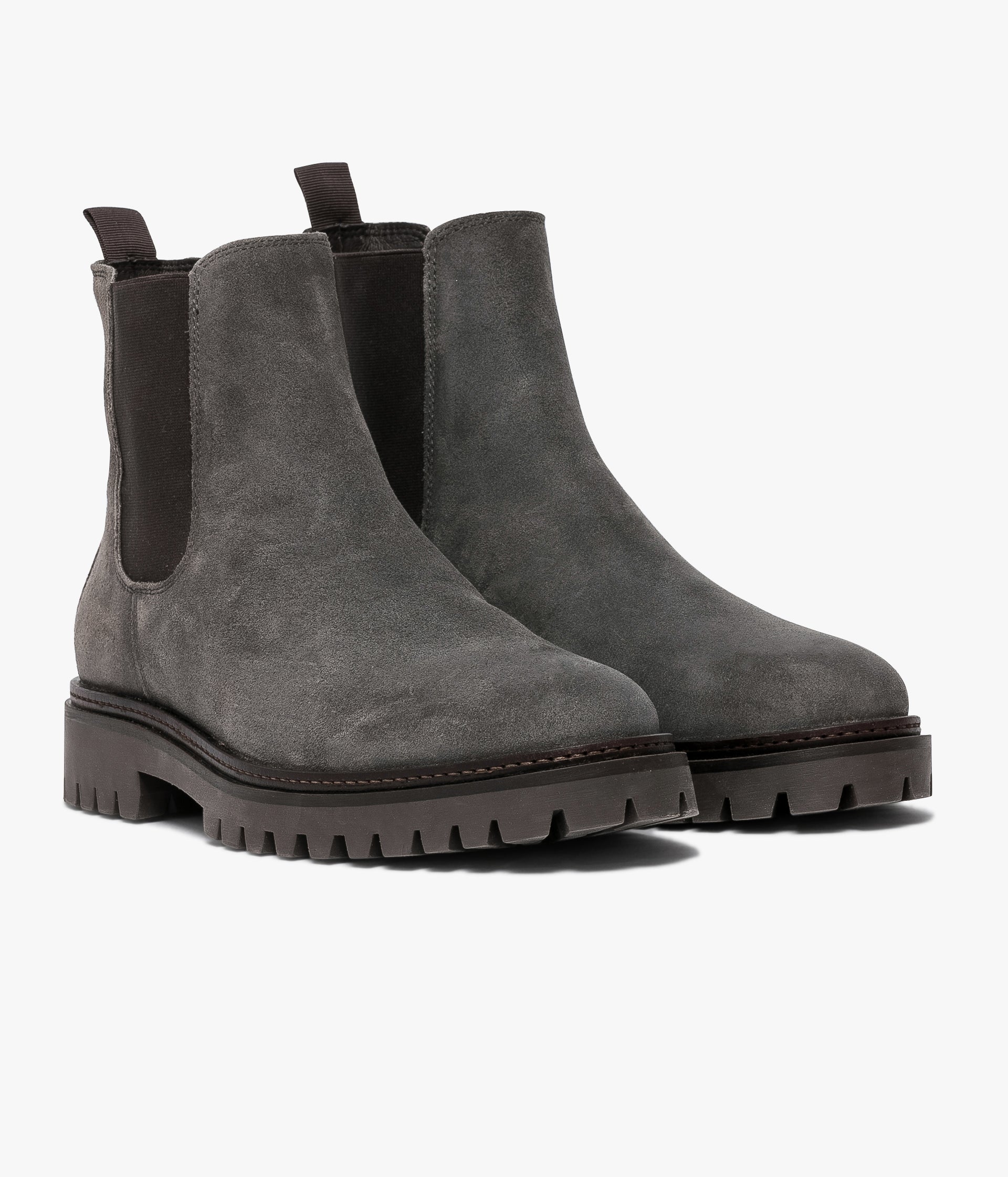 Gray chelsea boots men cheap
