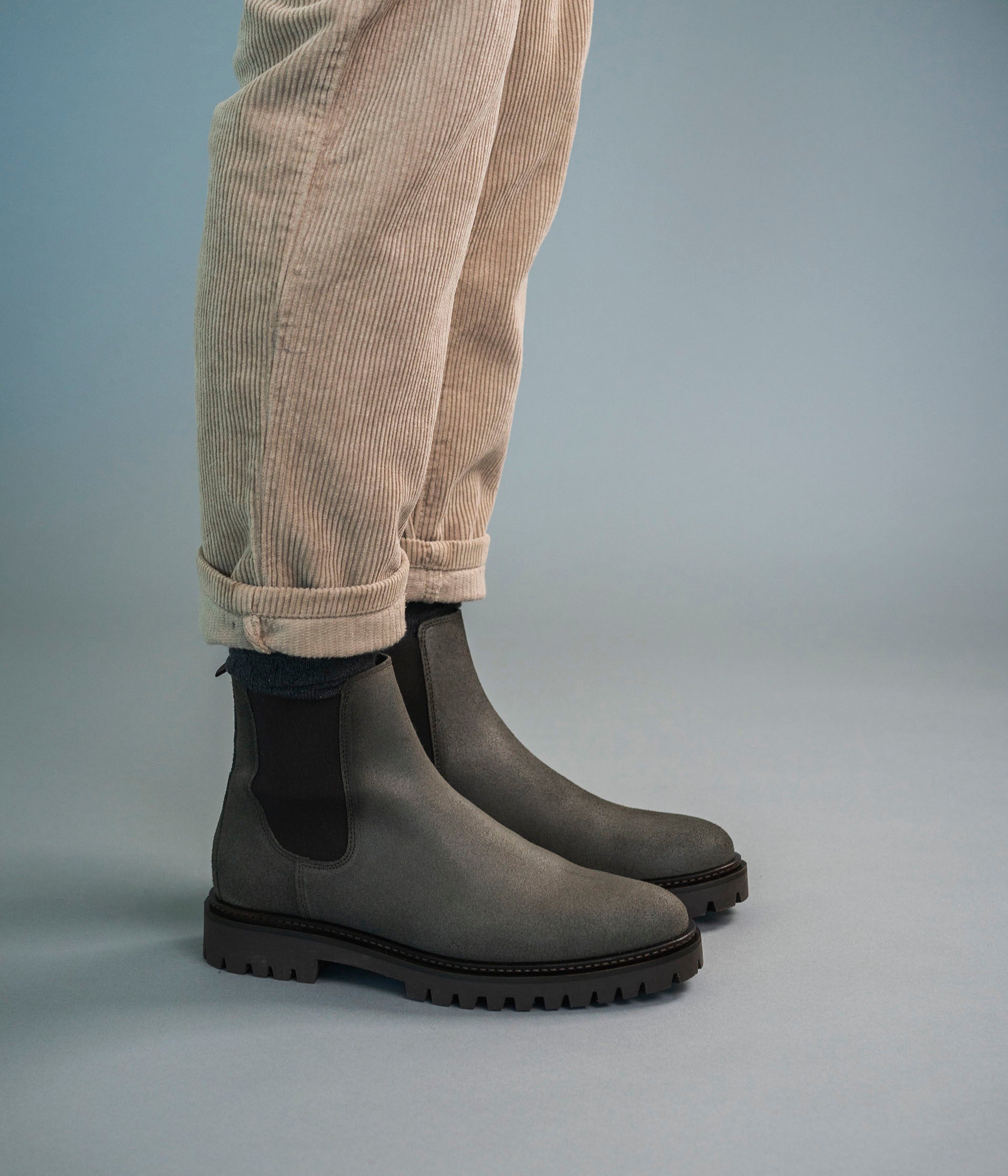 Gray mens chelsea boots online