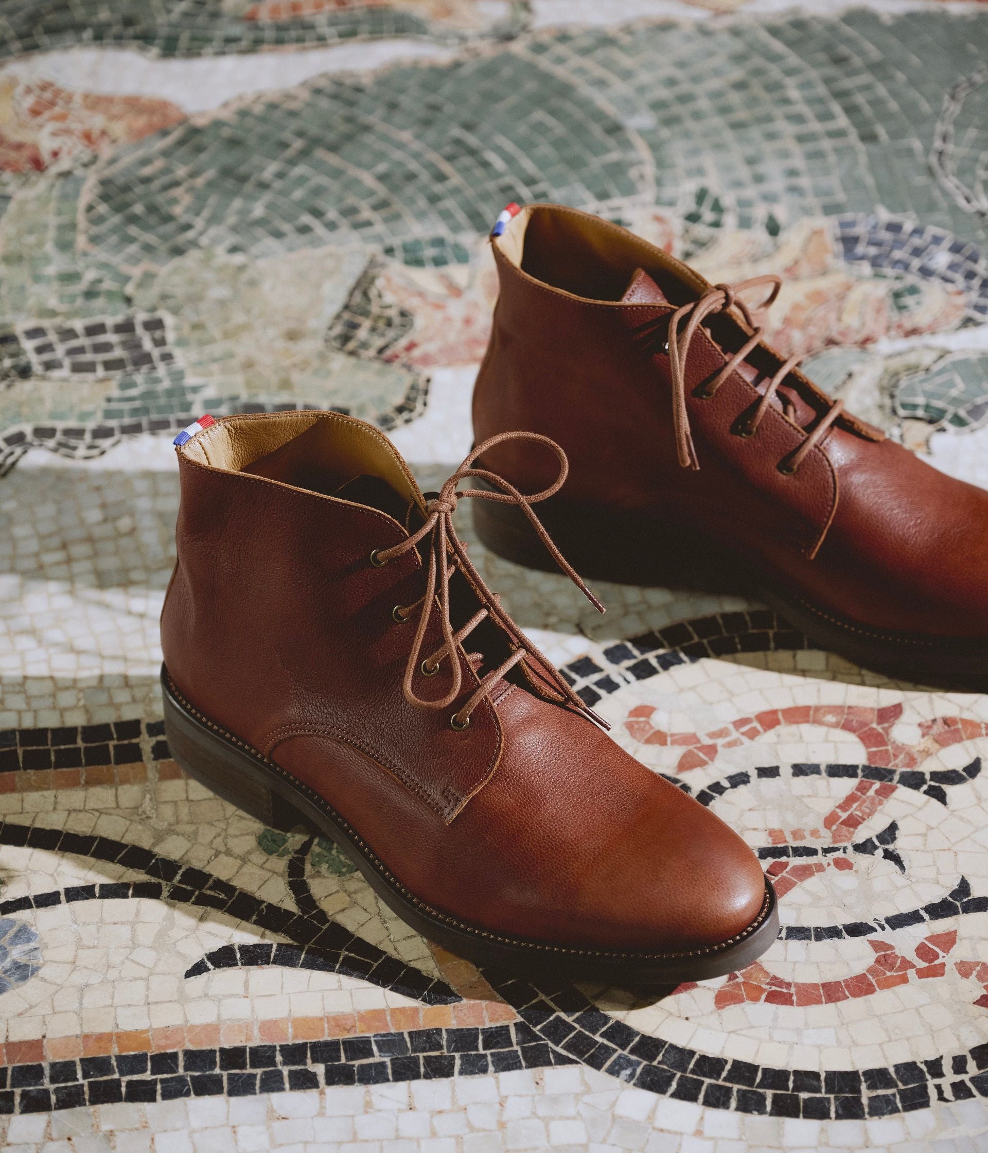 COGNAC GERAUD LOW ANKLE BOOTS Boots MEN Bocage