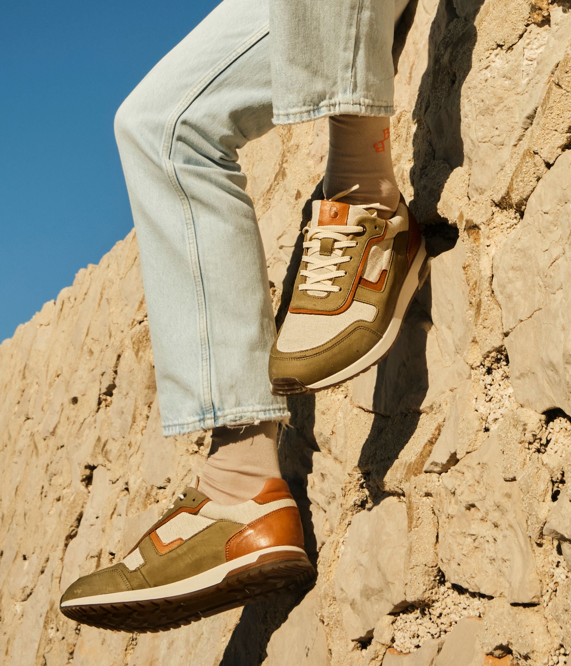 BASKETBALL HERMAN KAKI Sneakers MEN Bocage