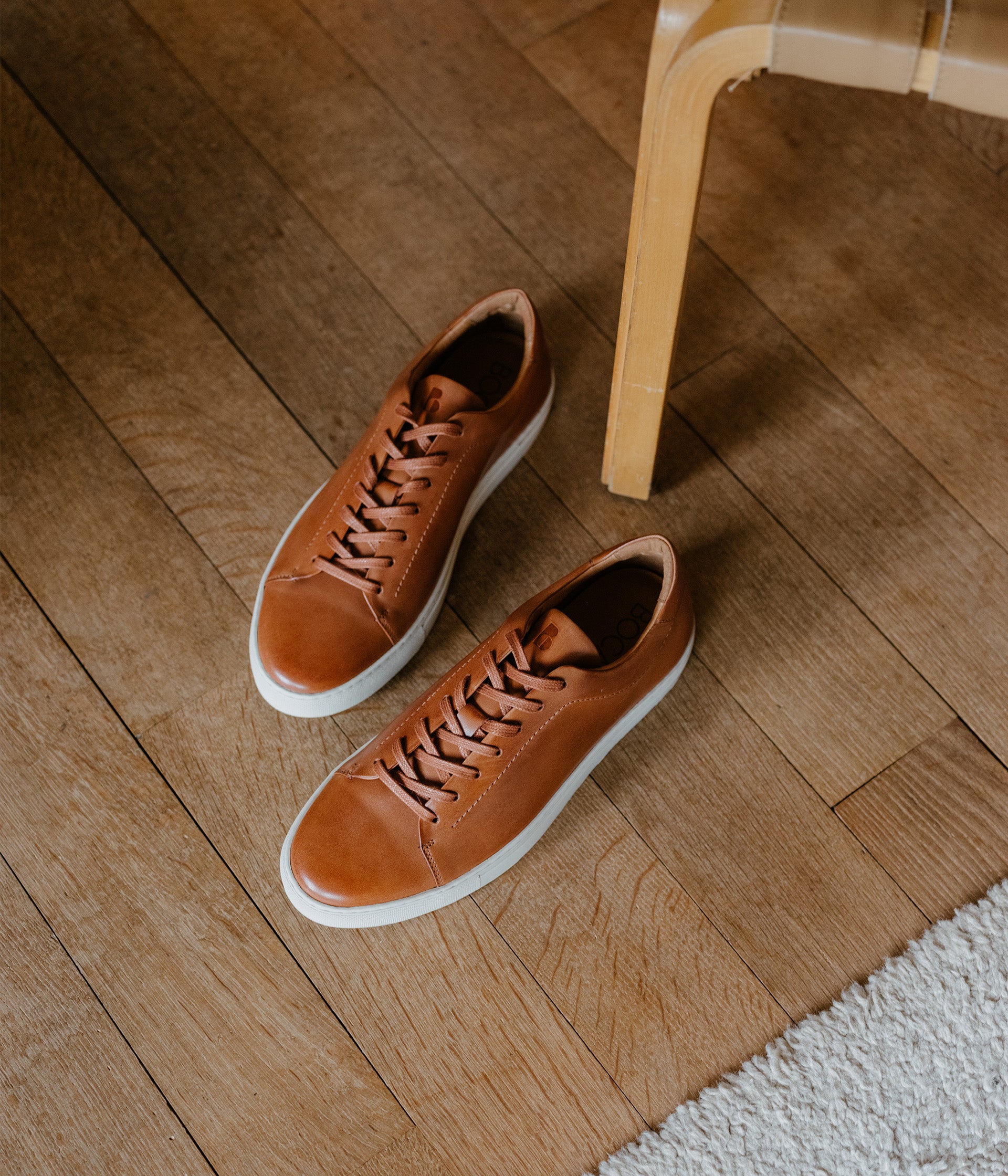 Cognac color sneakers online
