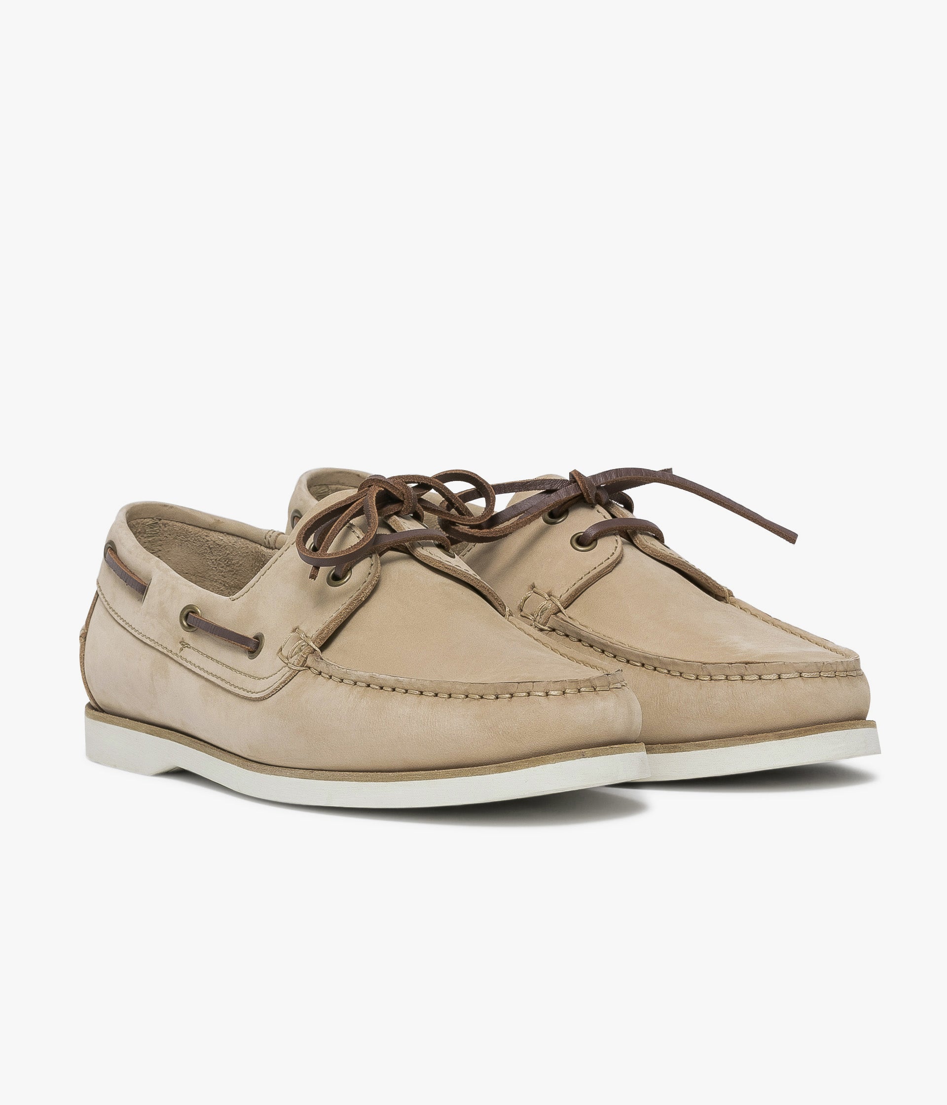 BEIGE DUSTIN BOAT SHOES Loafers boat shoes MEN Bocage