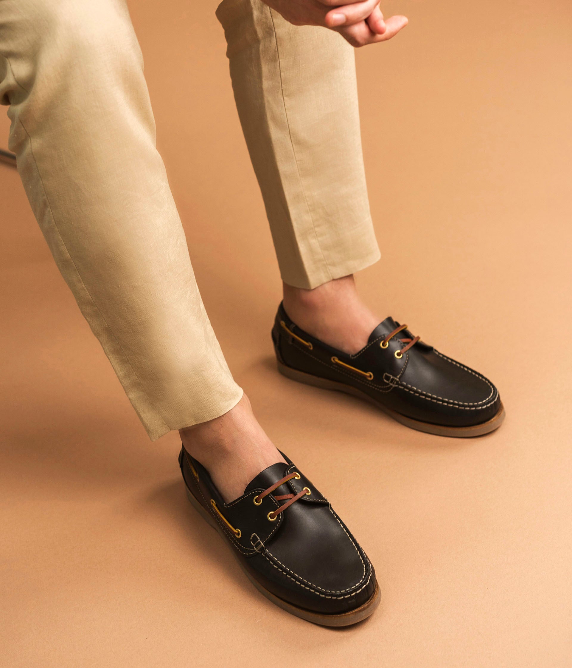 DUSTIN NAVY DECK SHOES Loafers boat shoes MEN Bocage