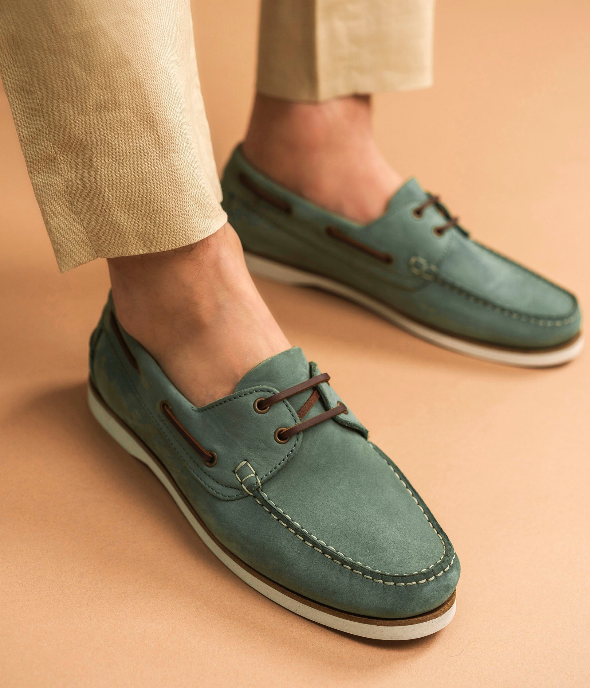 DUSTIN GREEN BOAT SHOES Loafers boat shoes MEN Bocage