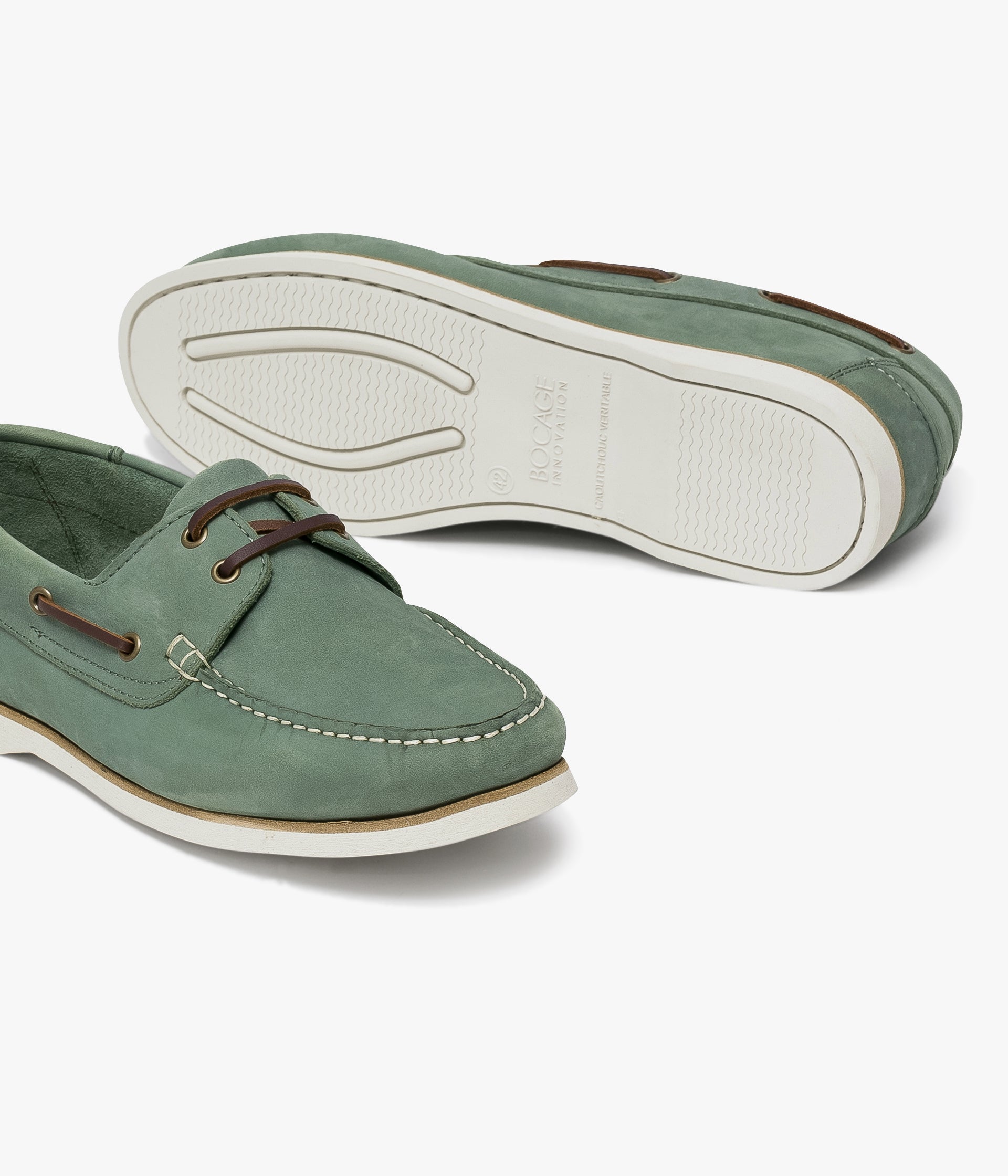 Mens green boat shoes store