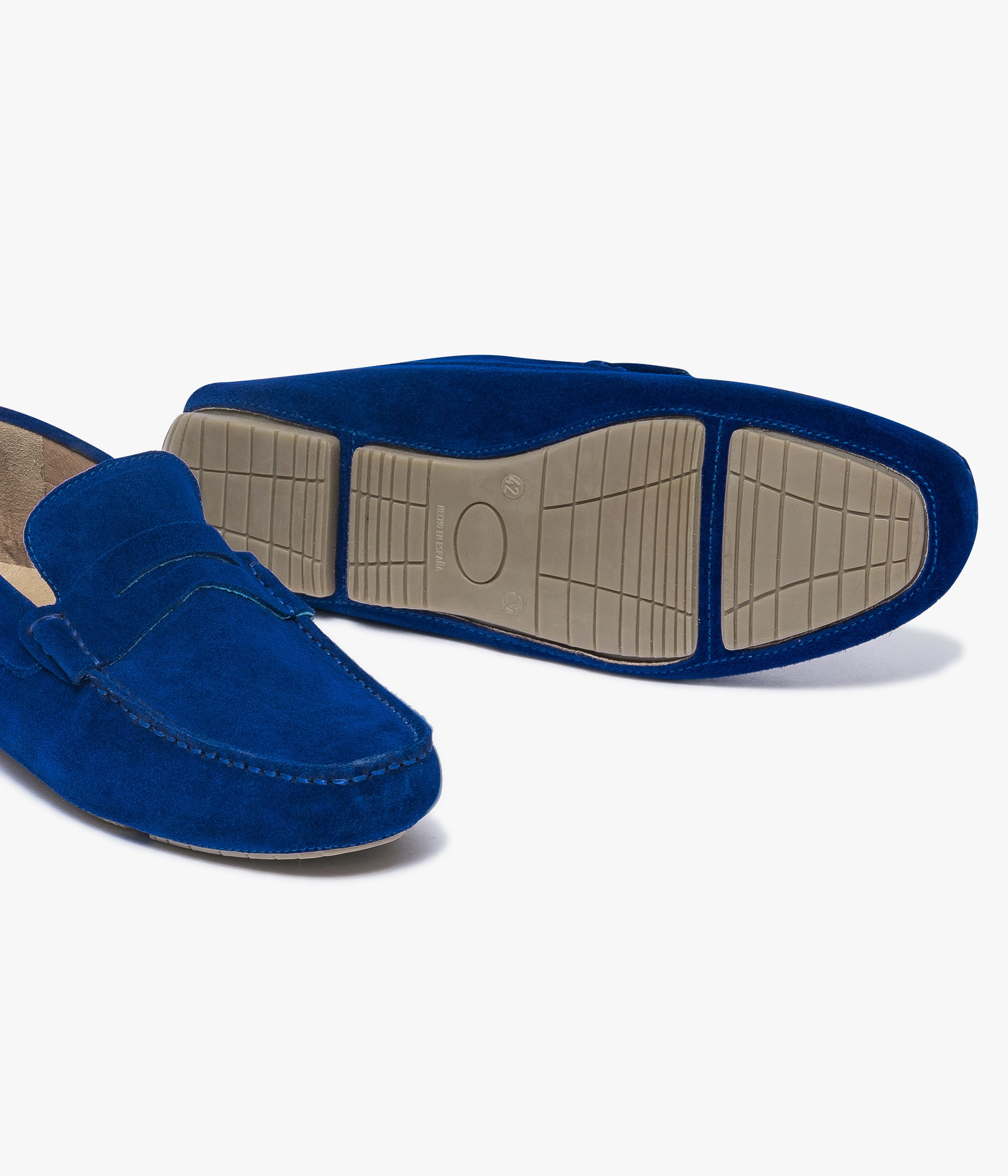 Loafers for men blue top