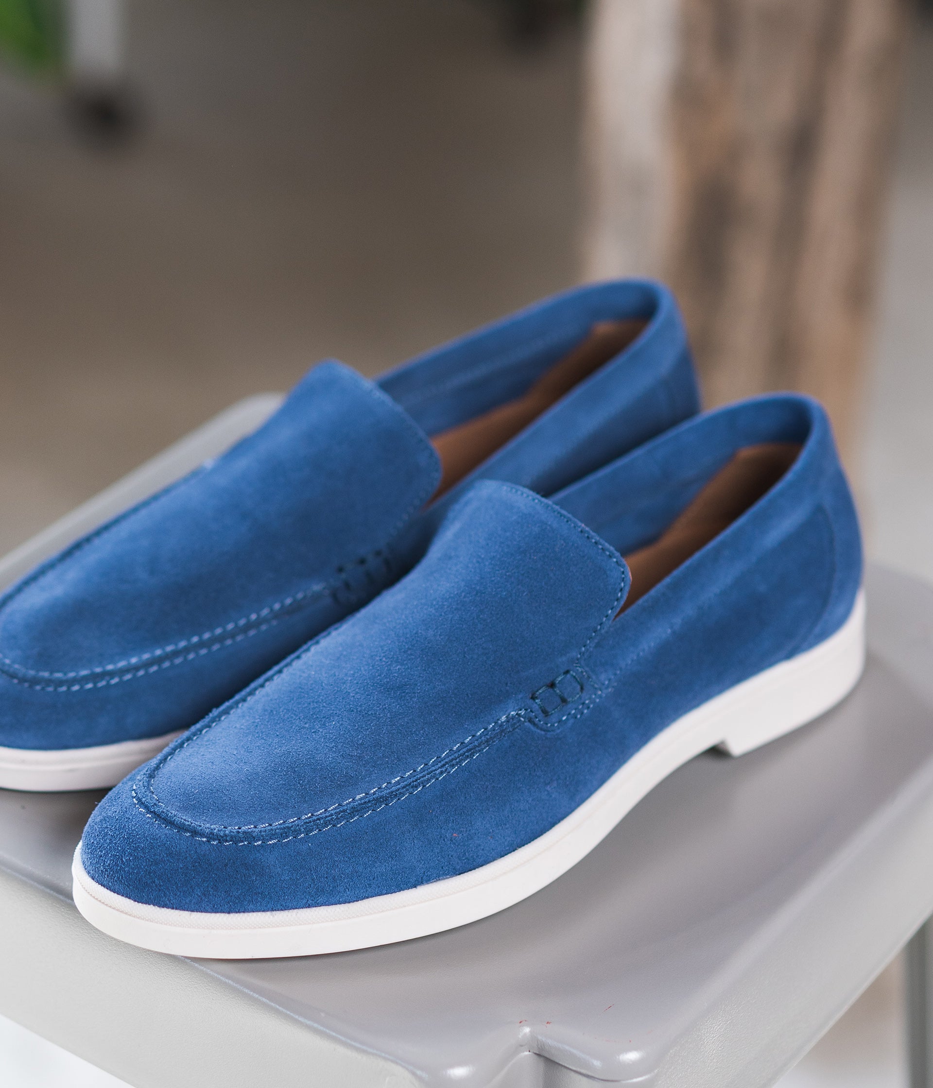 Mocassin bleu best sale