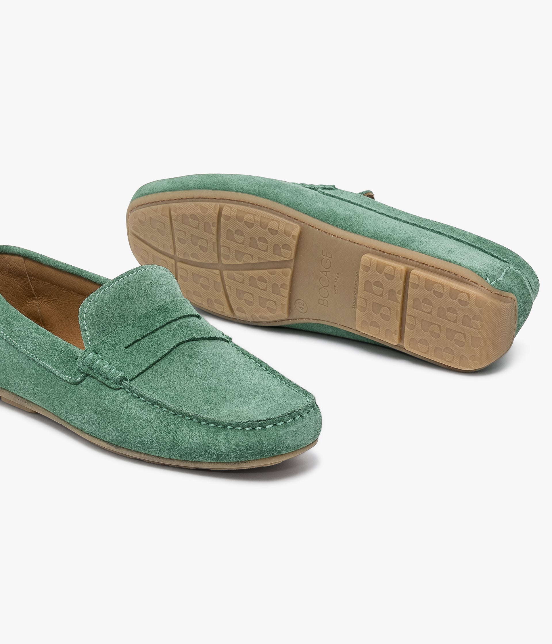 Mint green loafers outlet