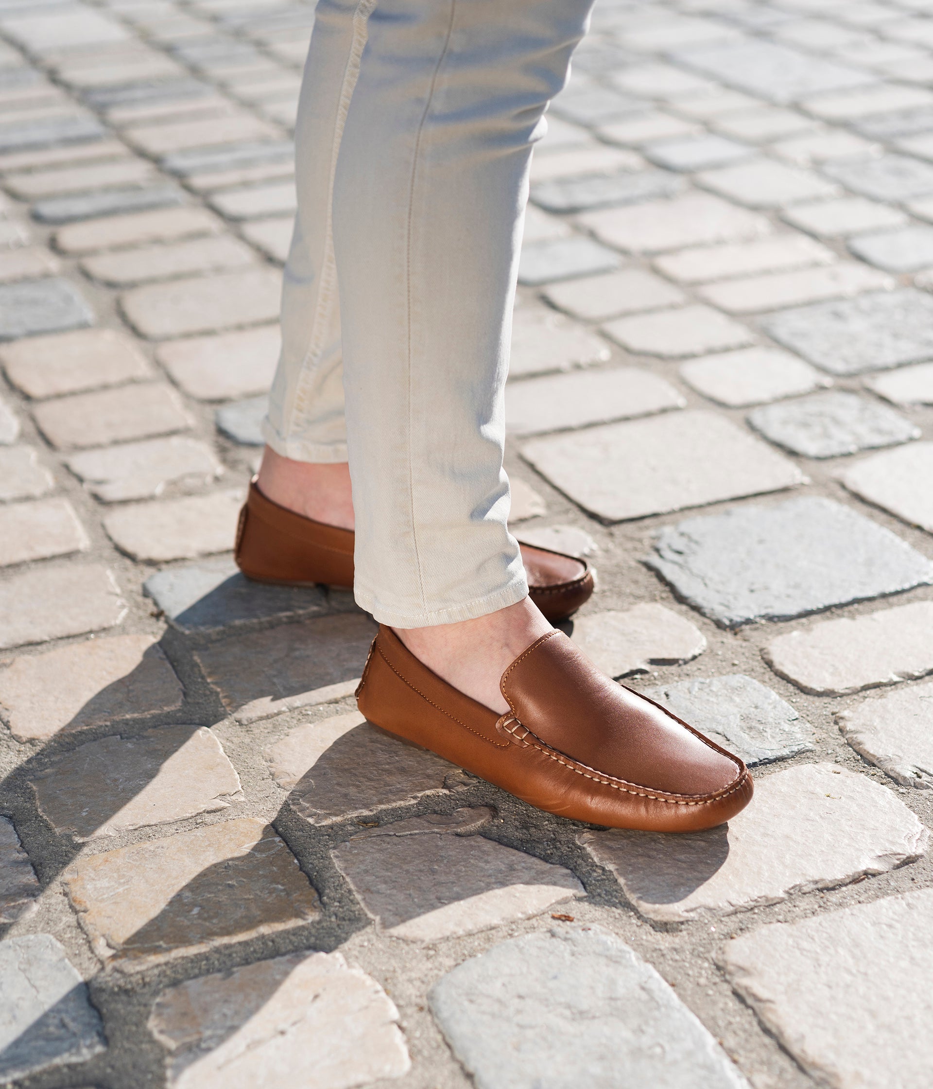 Mocassin cuir on sale