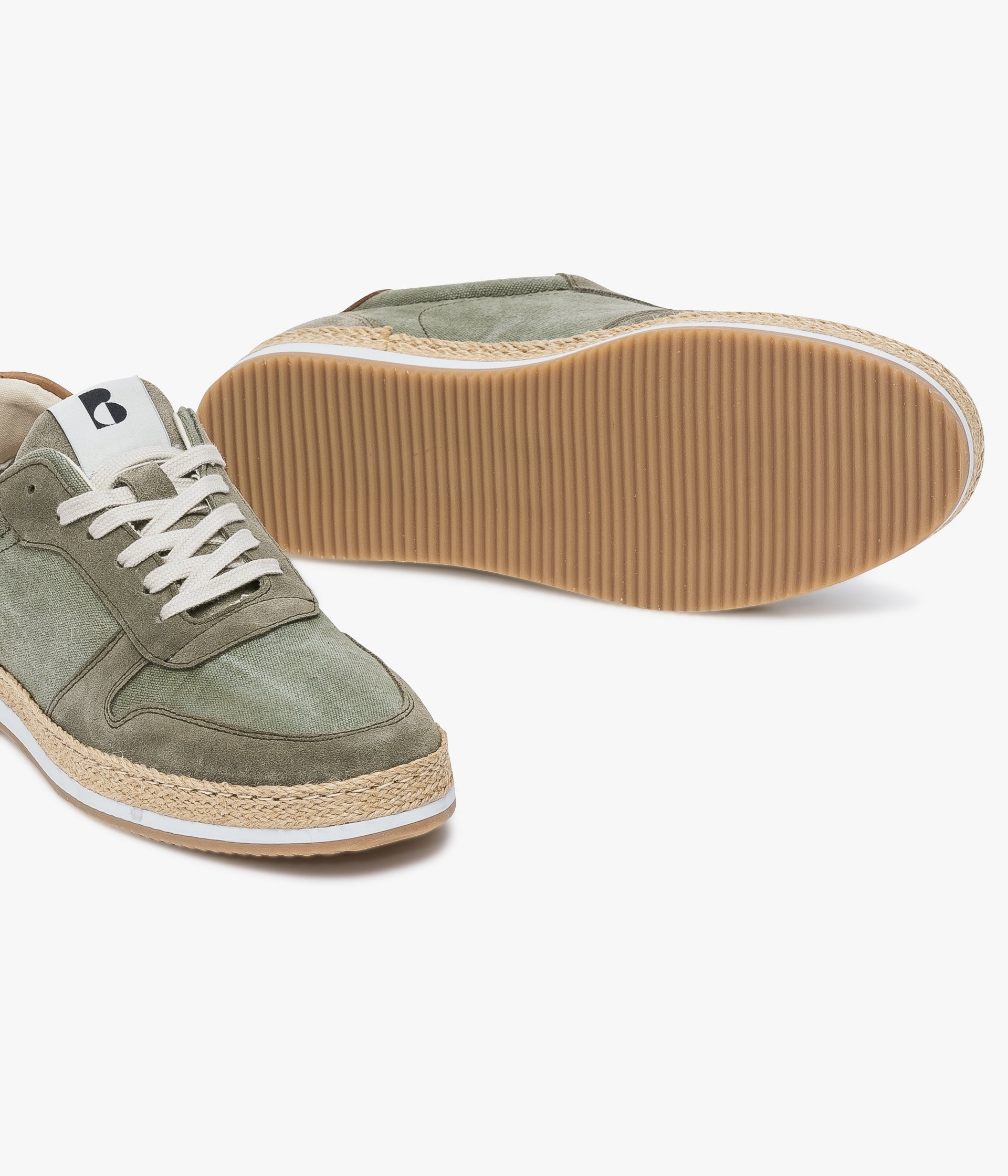 JORDAN GREEN SNEAKERS Canvas espadrilles MEN Bocage