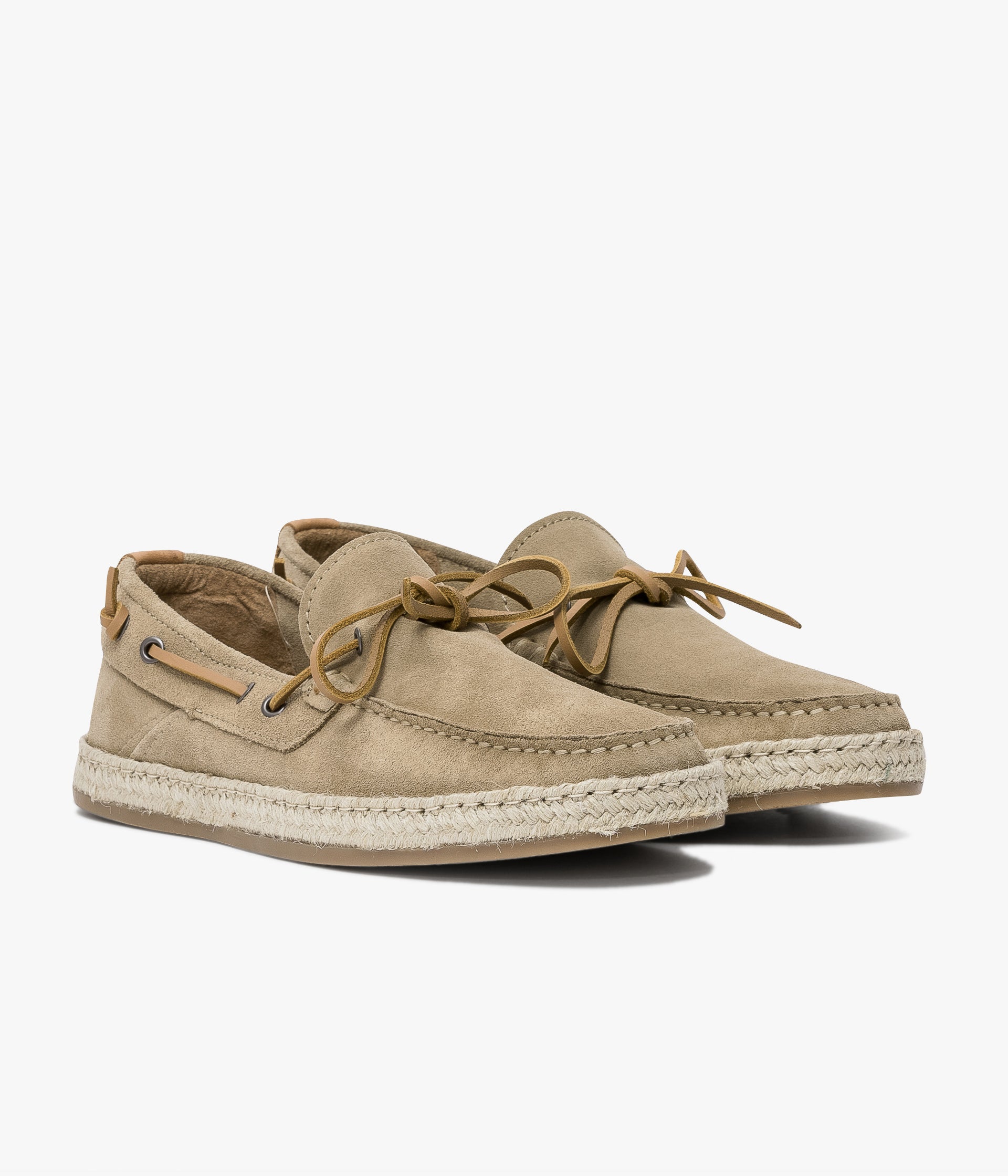 BEIGE JOMARE BOAT SHOES Canvas espadrilles MEN Bocage