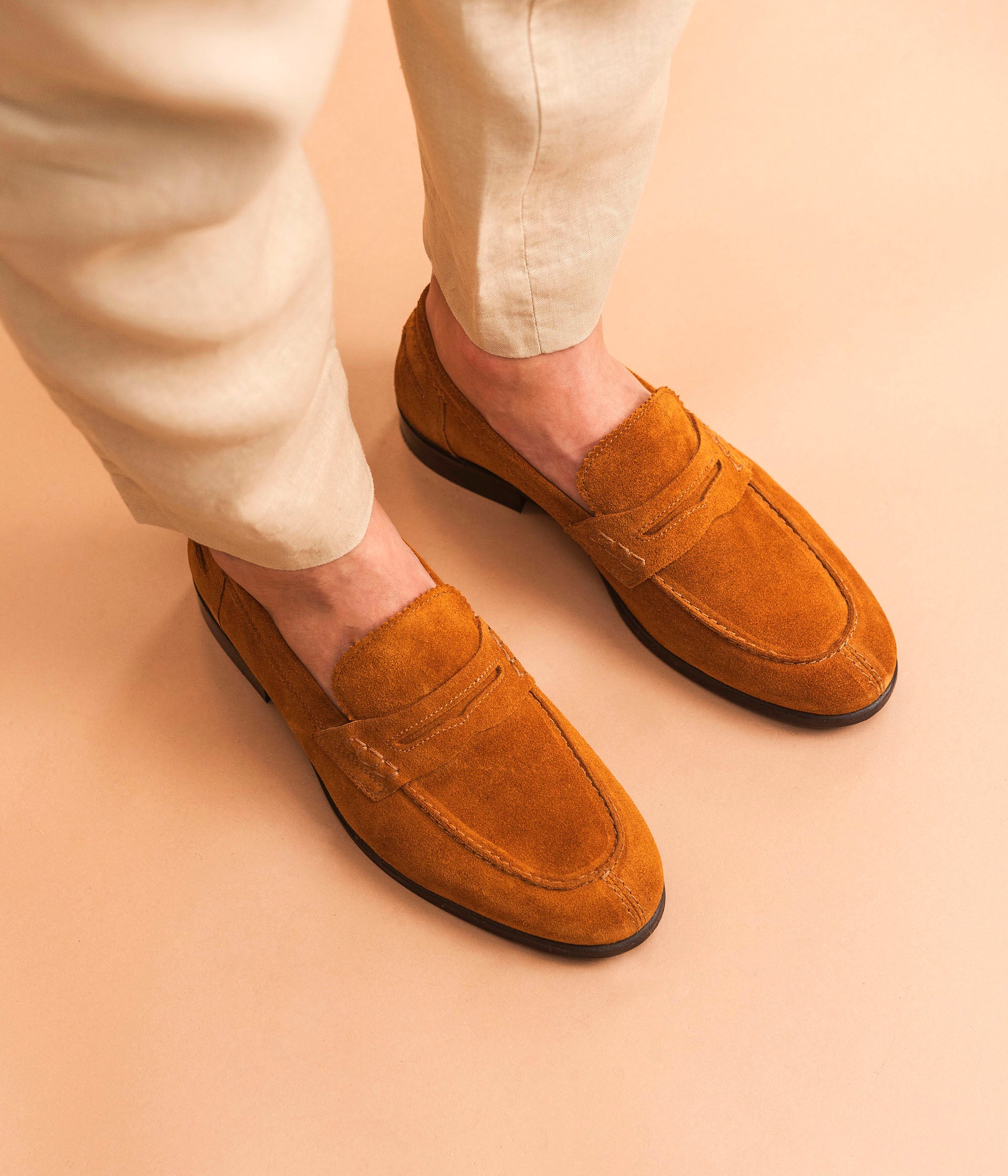 Shoes cognac top