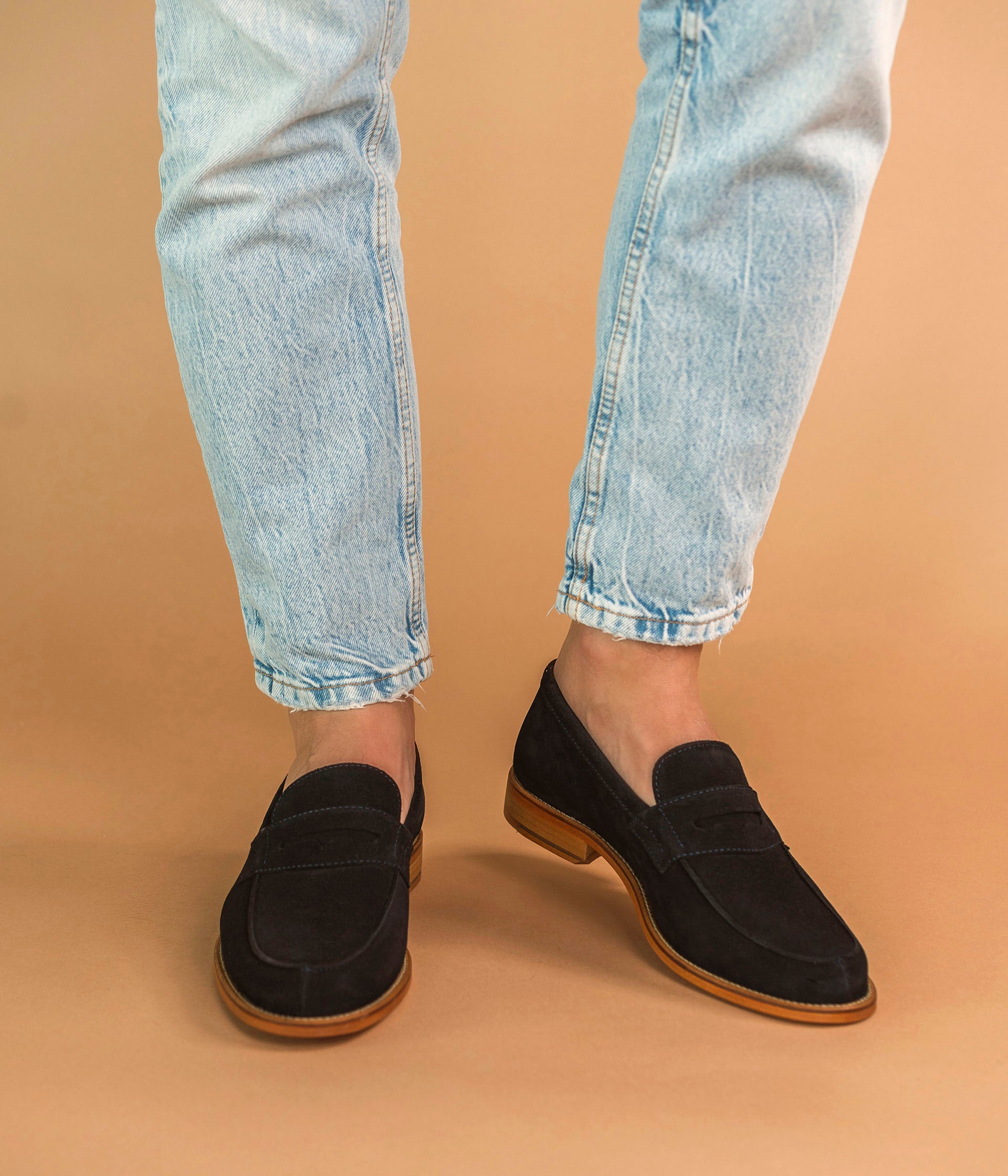 BLUE LOAFERS JEAN City shoes MEN Bocage