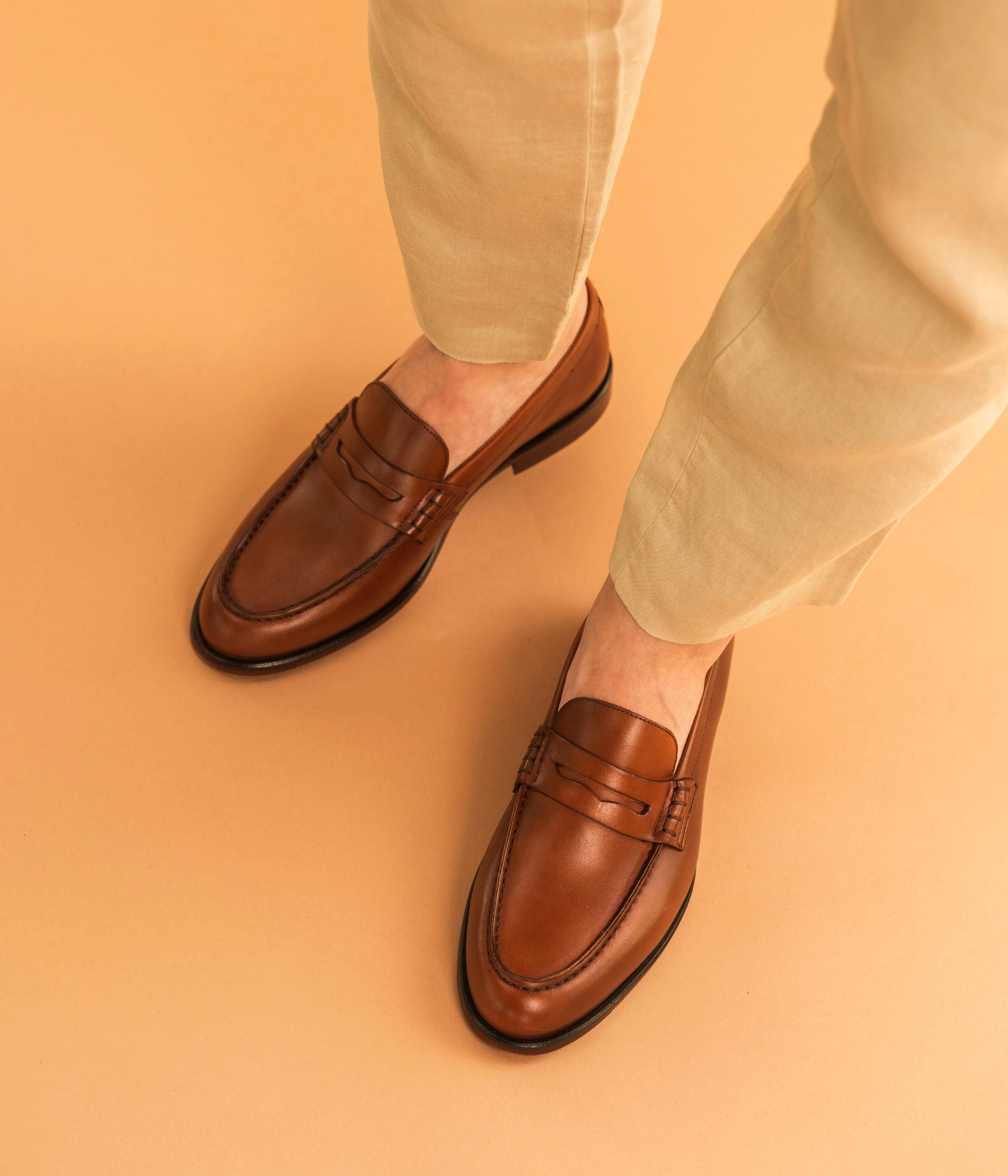LENNOX COGNAC MOCCASIN City shoes MEN Bocage