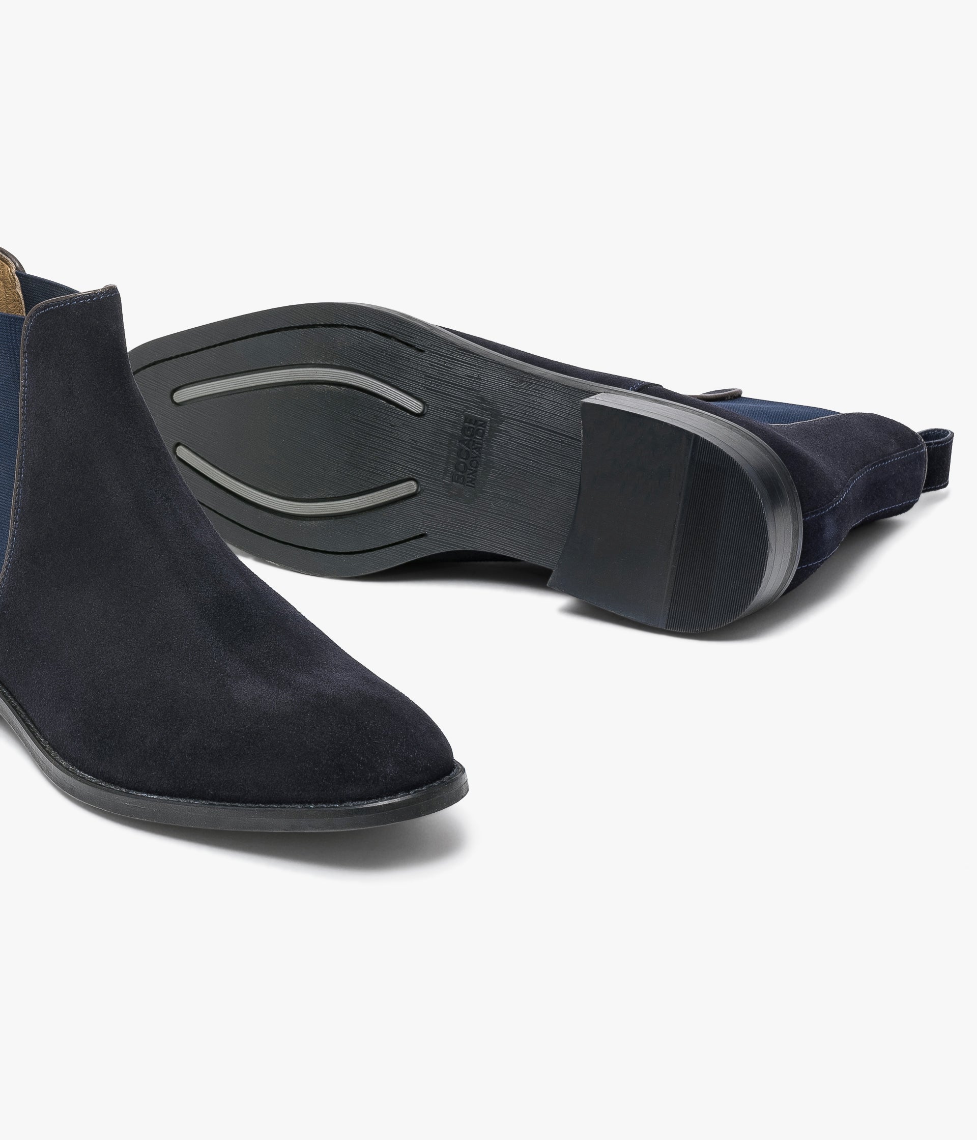 NAVY MARKUS CHELSEA BOOTS Boots MEN Bocage