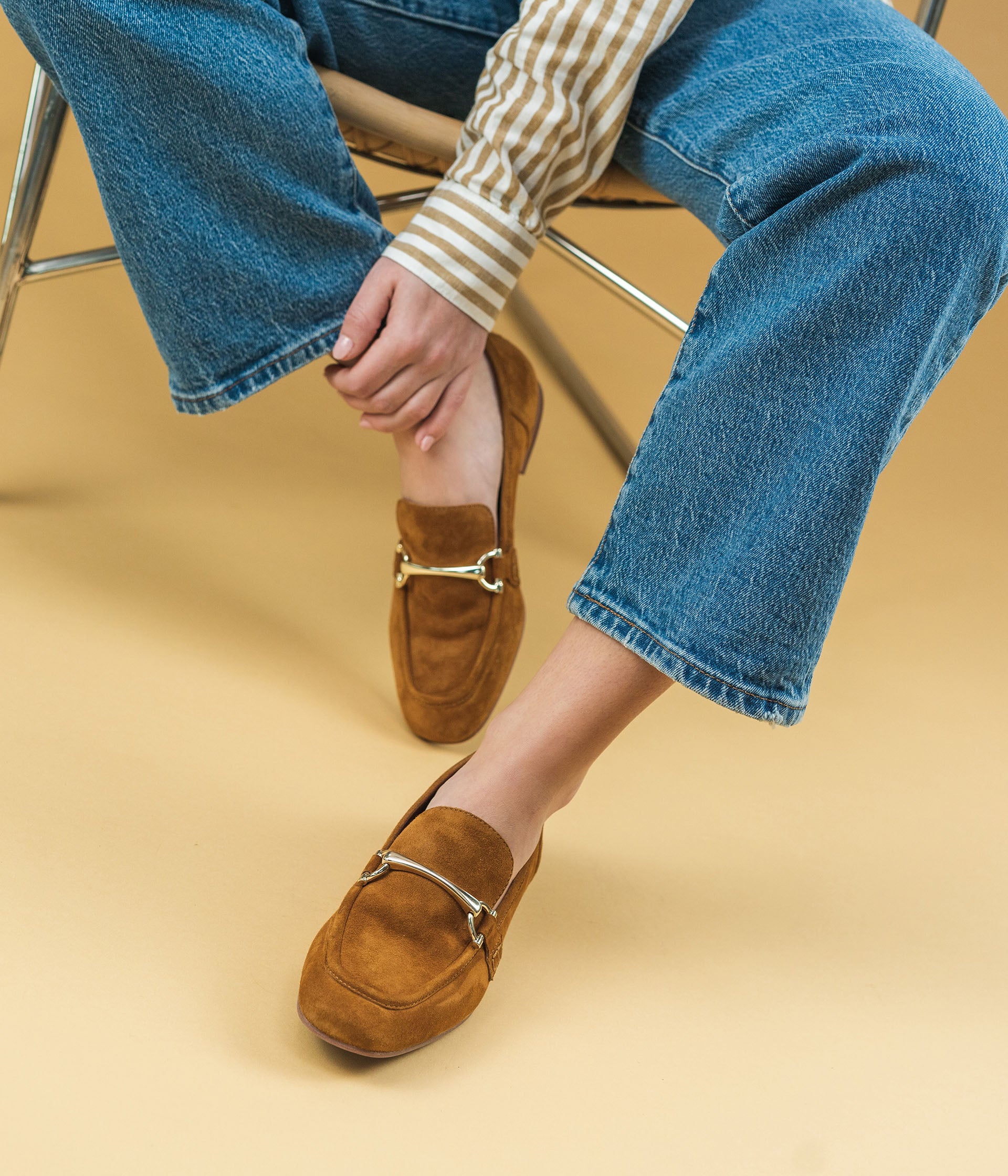 COGNAC ANAMONE LOAFERS Flats Loafers WOMEN Bocage