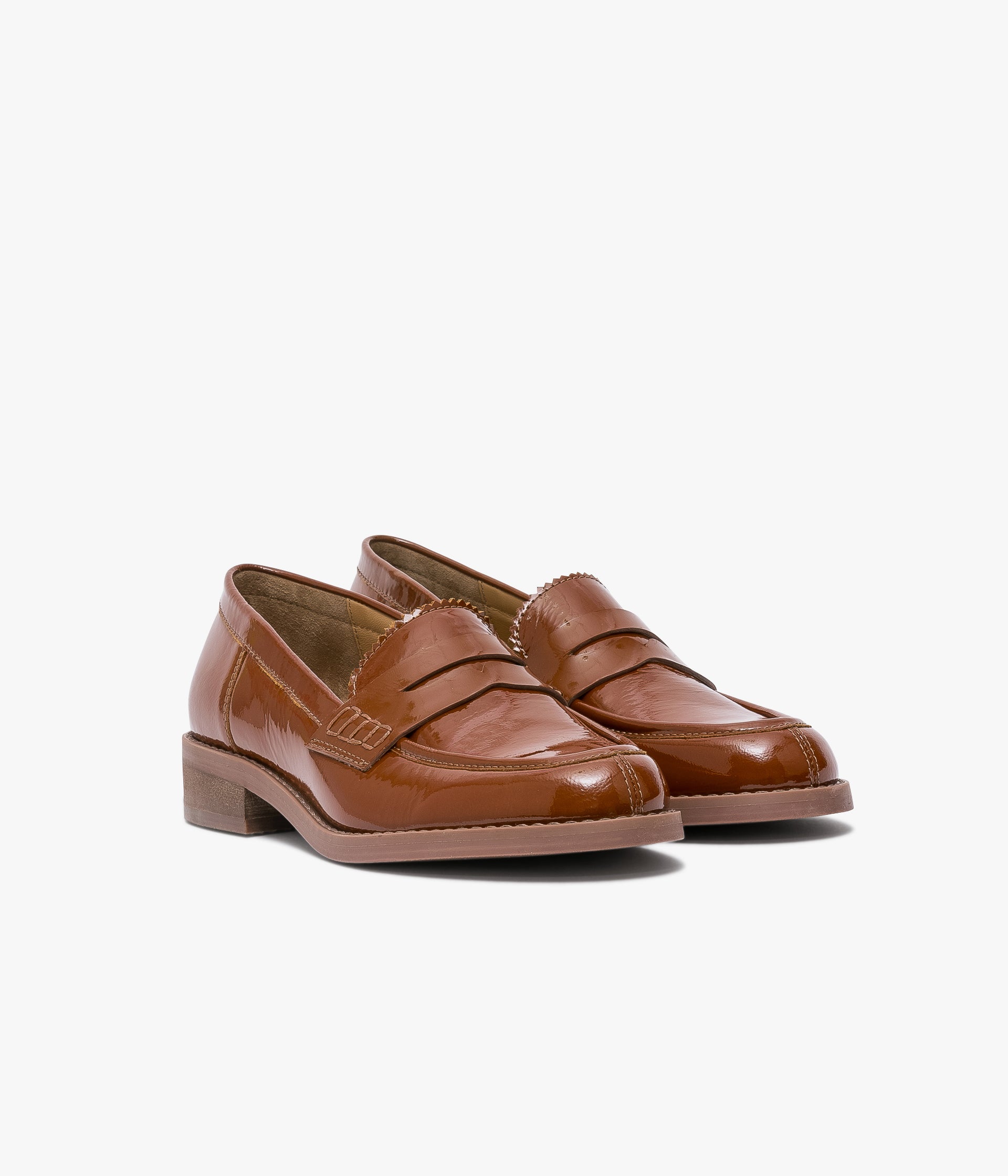 Cognac loafers on sale