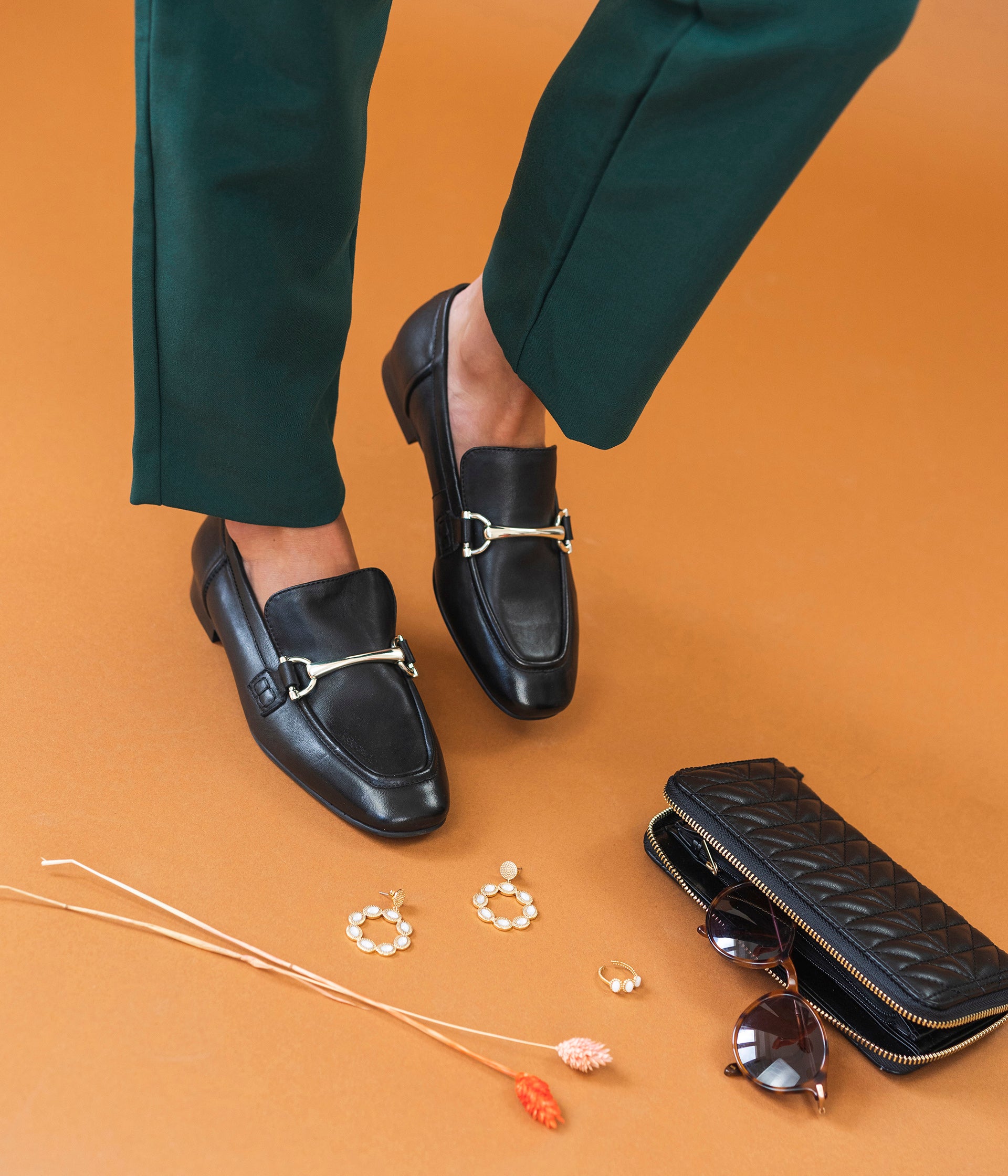 ANAMONE BLACK LOAFER Flats Loafers WOMEN Bocage