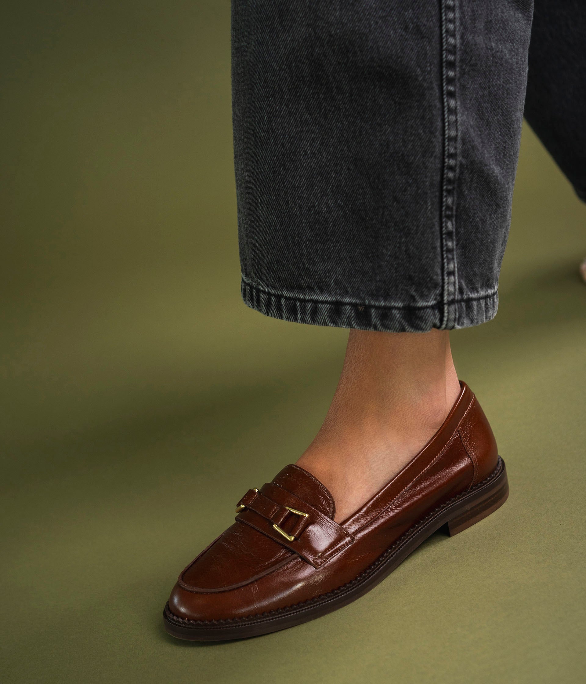 ALANNA COGNAC LOAFER Flats Loafers WOMEN Bocage