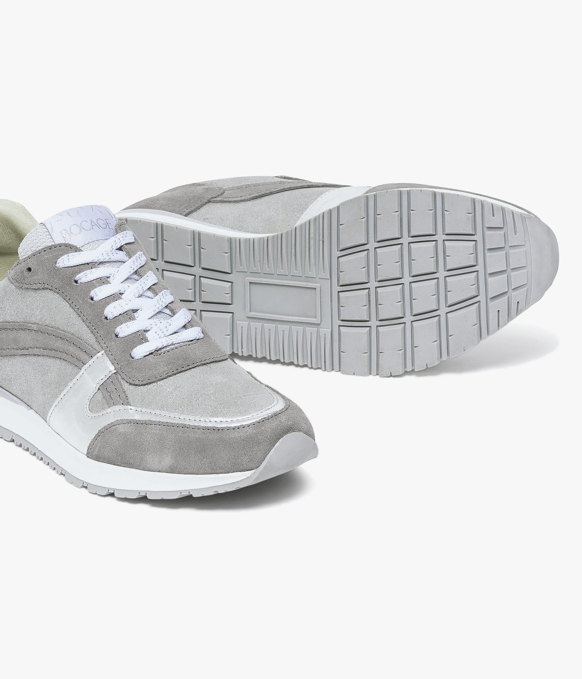 Silver suede shoes sale