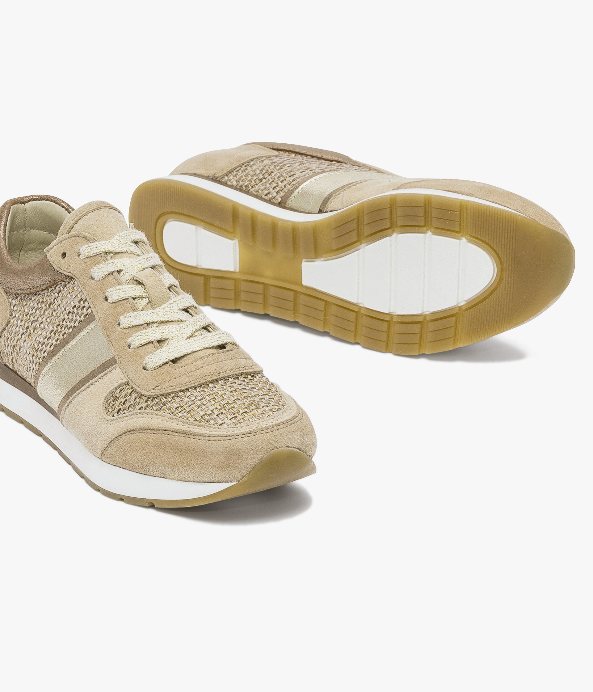 Sneaker beige gold outlet