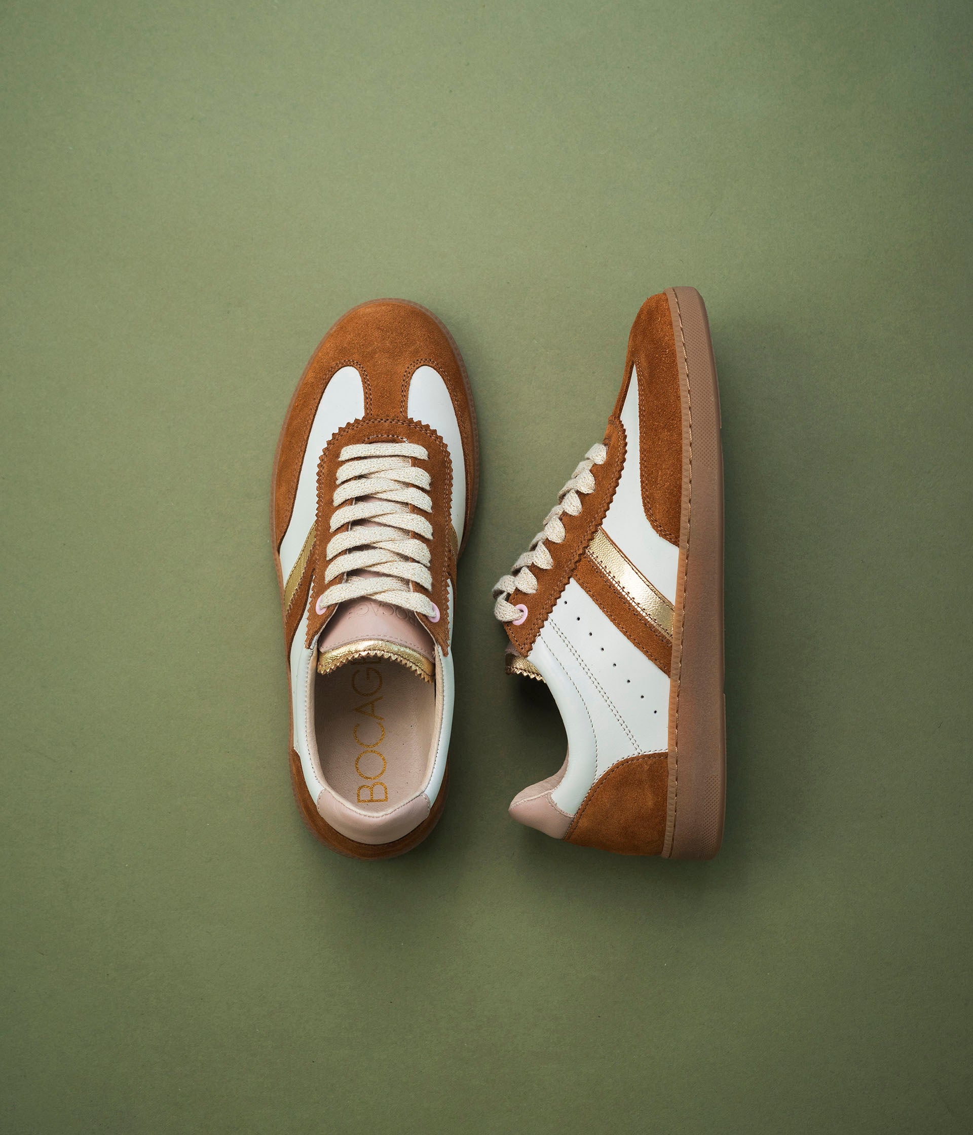 LELLIA COGNAC SNEAKERS Sneakers WOMEN Bocage