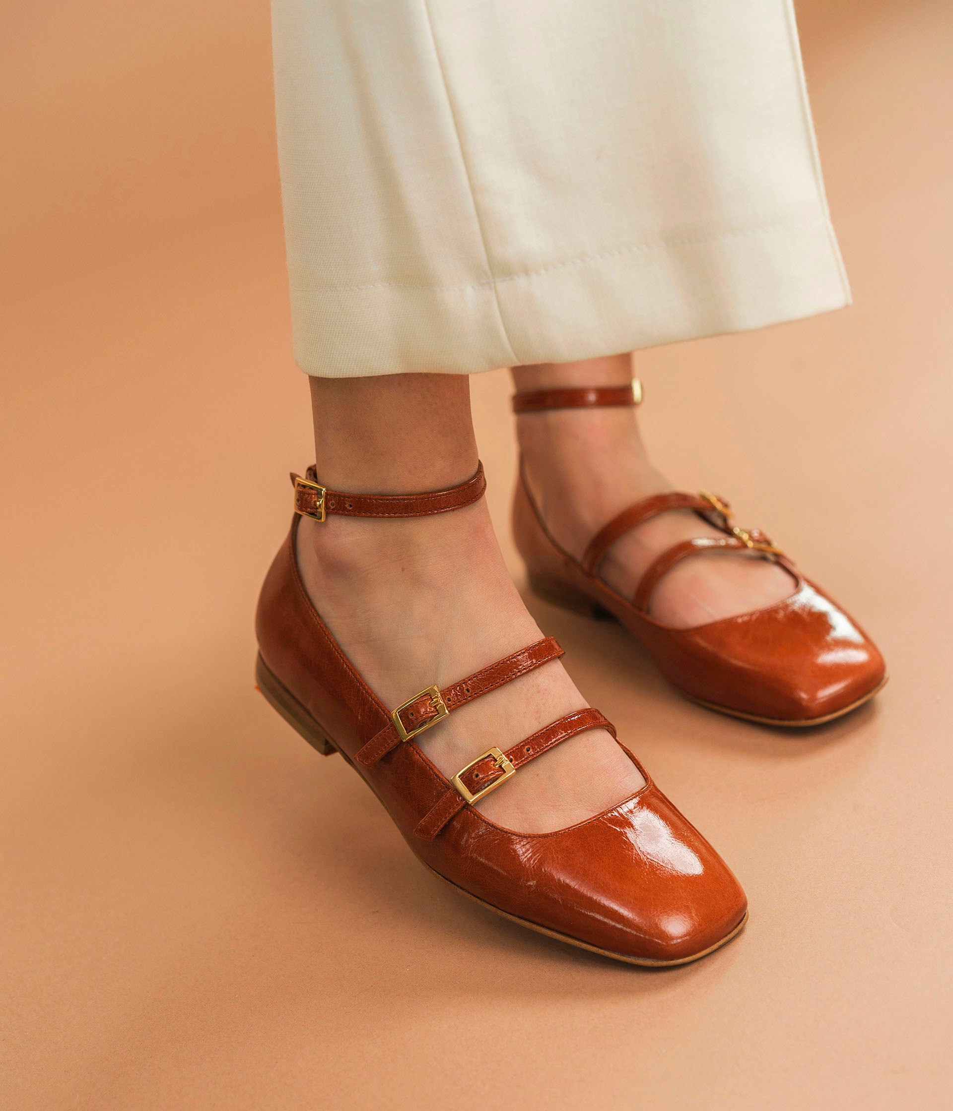 COGNAC BABIES BARBARRA Ballerina WOMEN Bocage