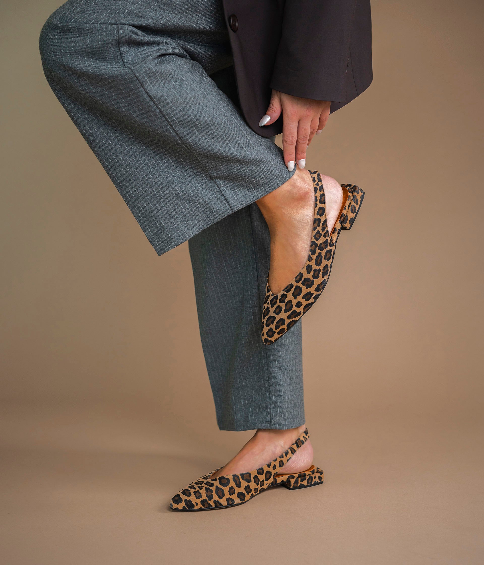 Leopard print ballet pumps shop