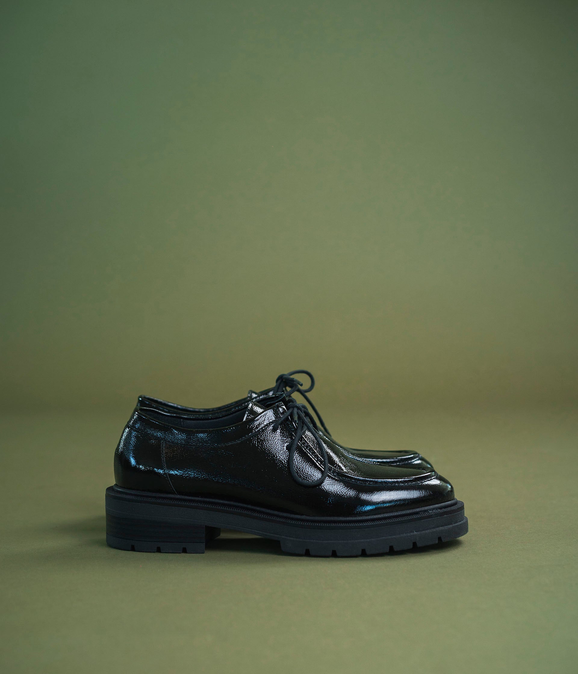 CELINE BLACK DERBY Flats Loafers WOMEN Bocage