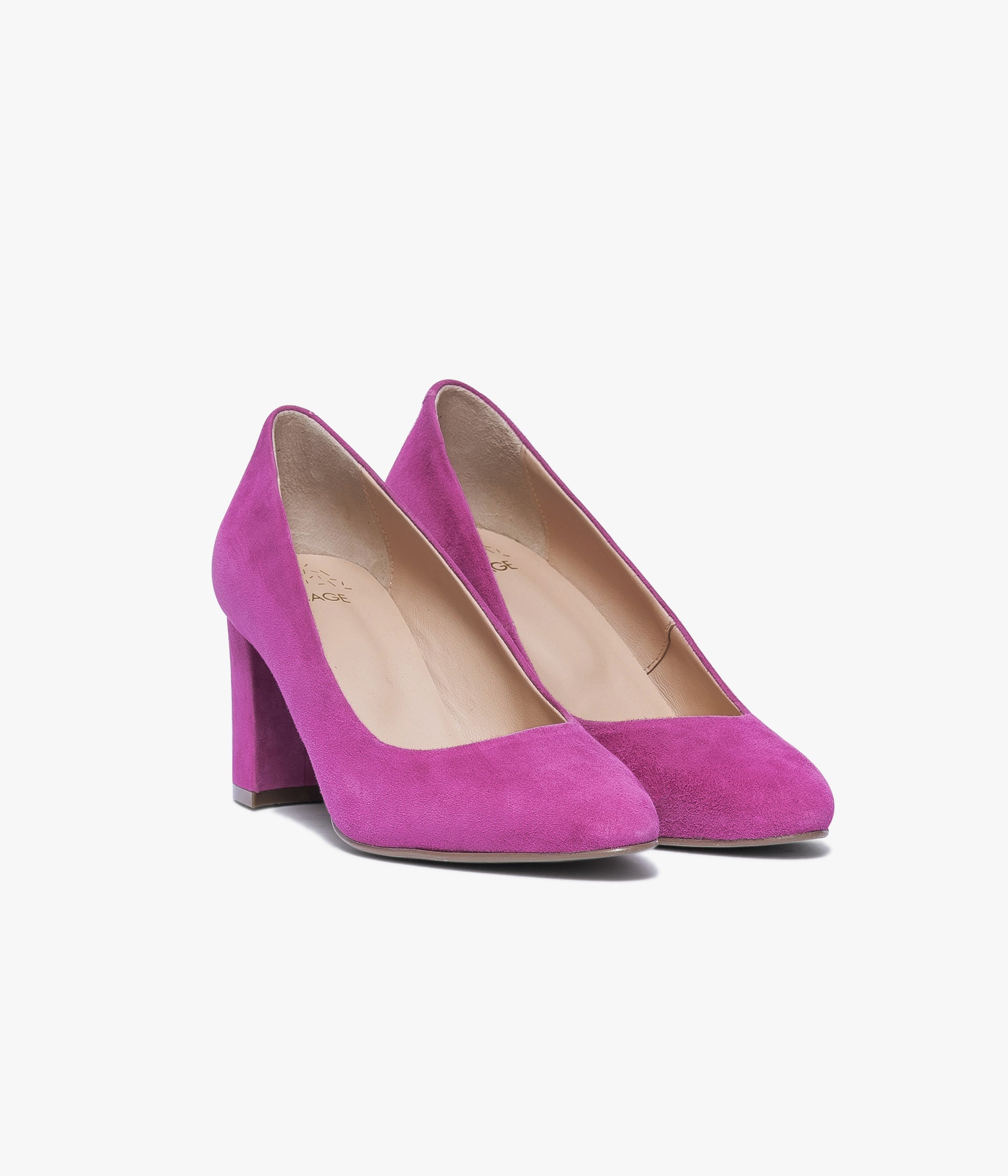 Fuchsia pump heels clearance