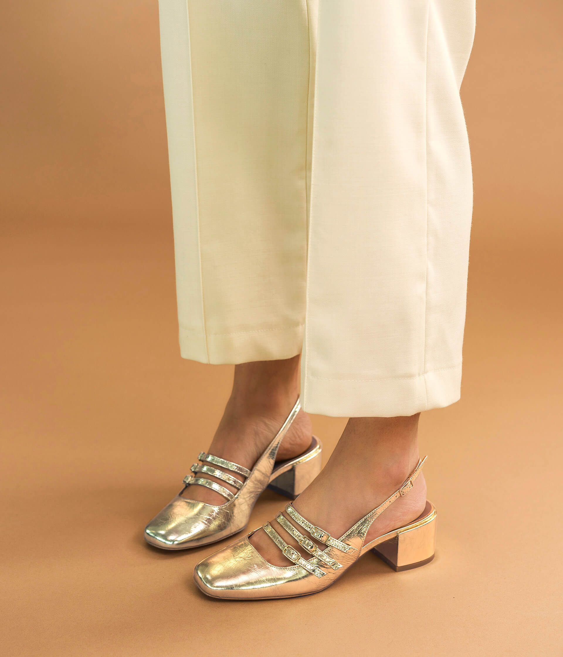 Gold mary janes womens hotsell
