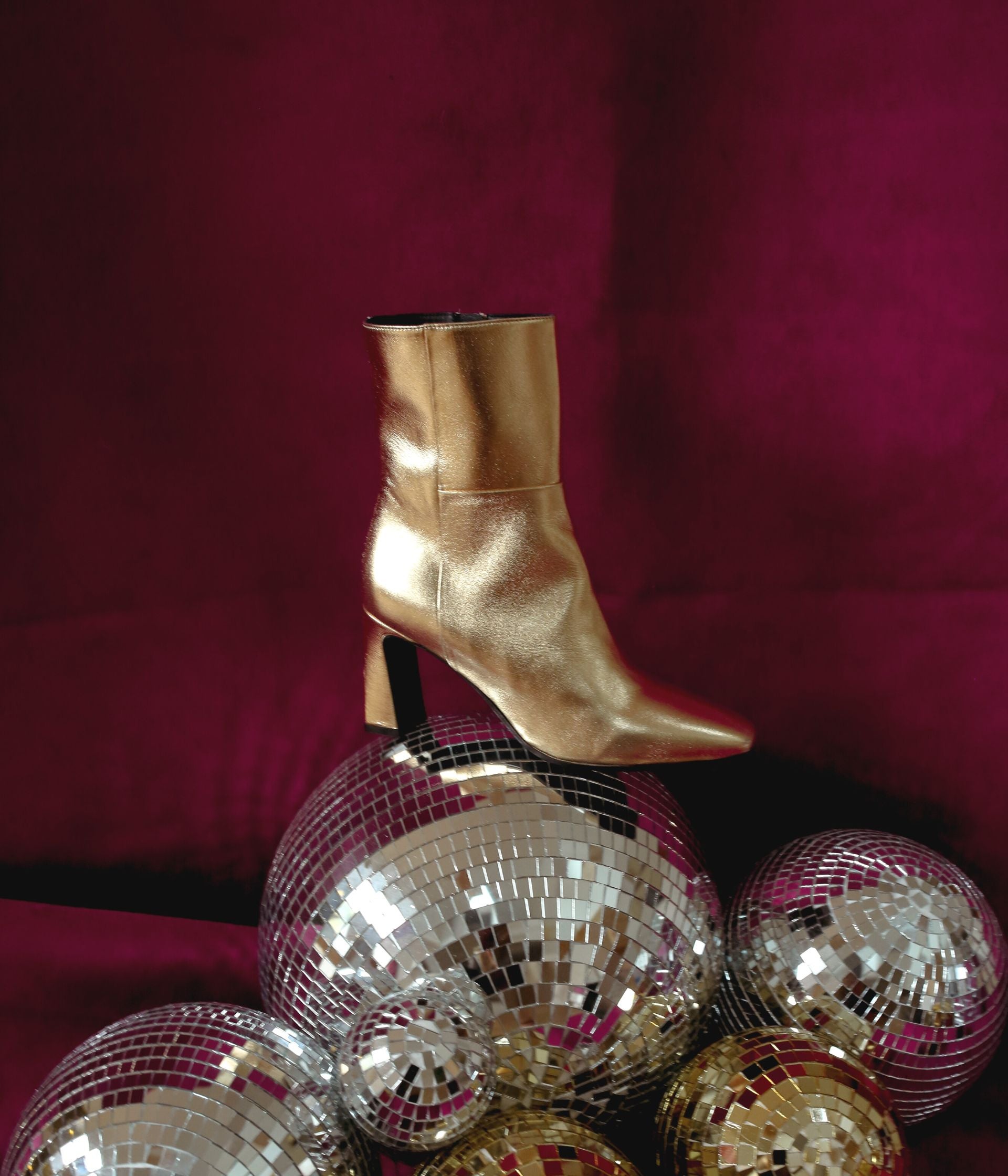 Schutz gold boots sale