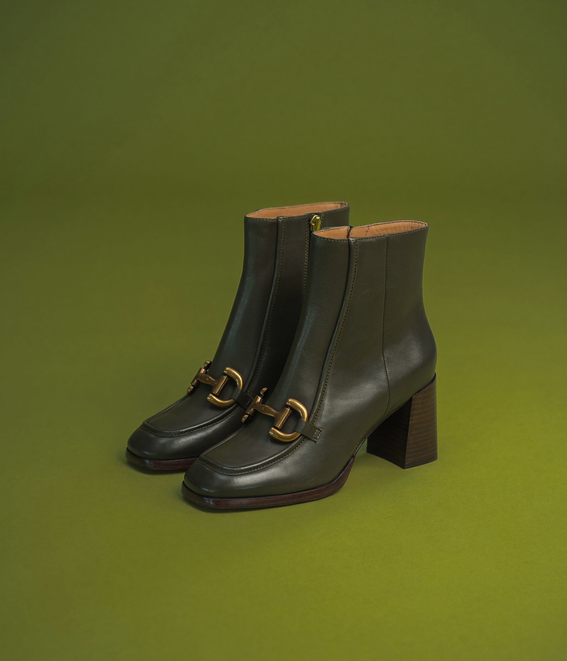 KHAKI EDNA BOOTS Low boots WOMEN Bocage