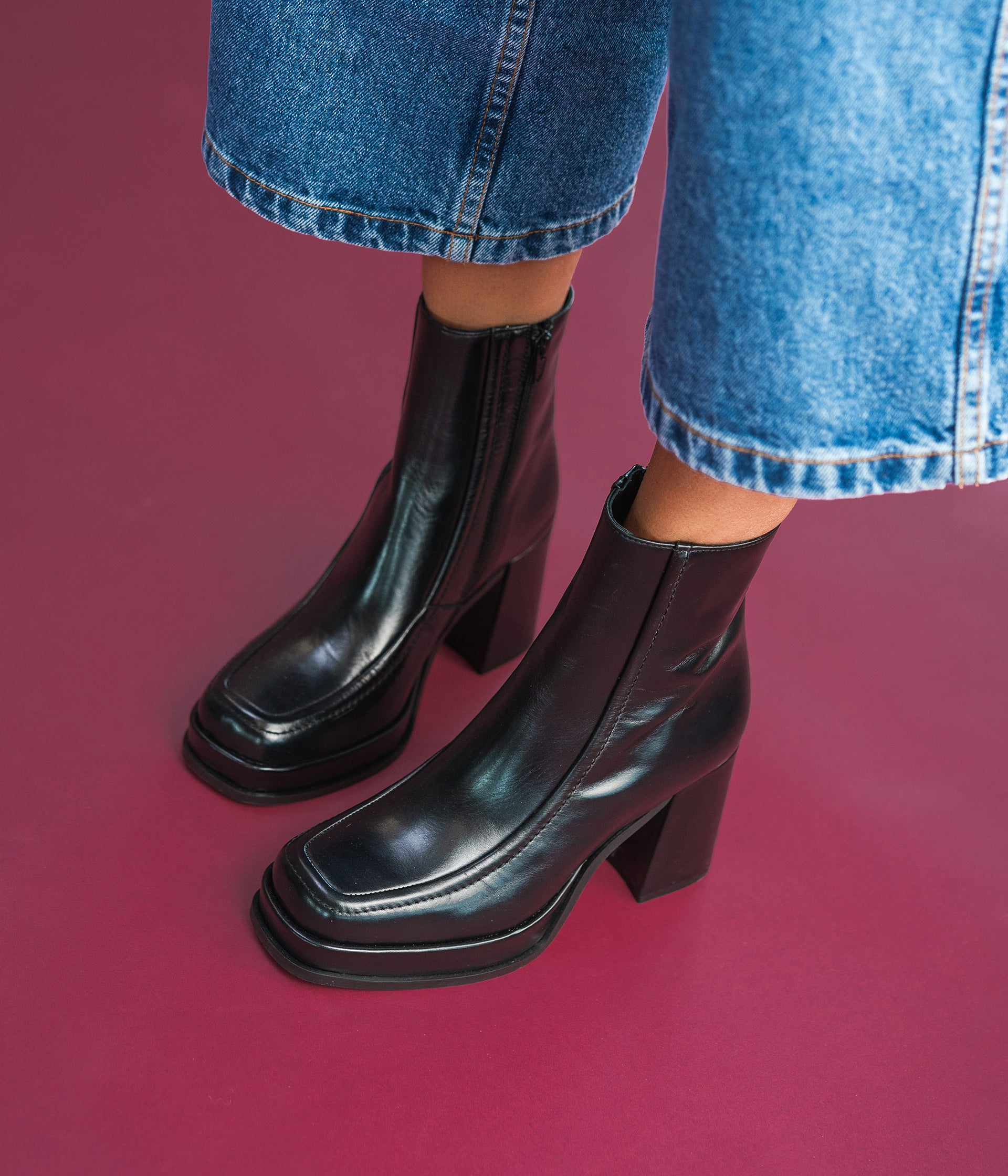 Low boots noires clearance