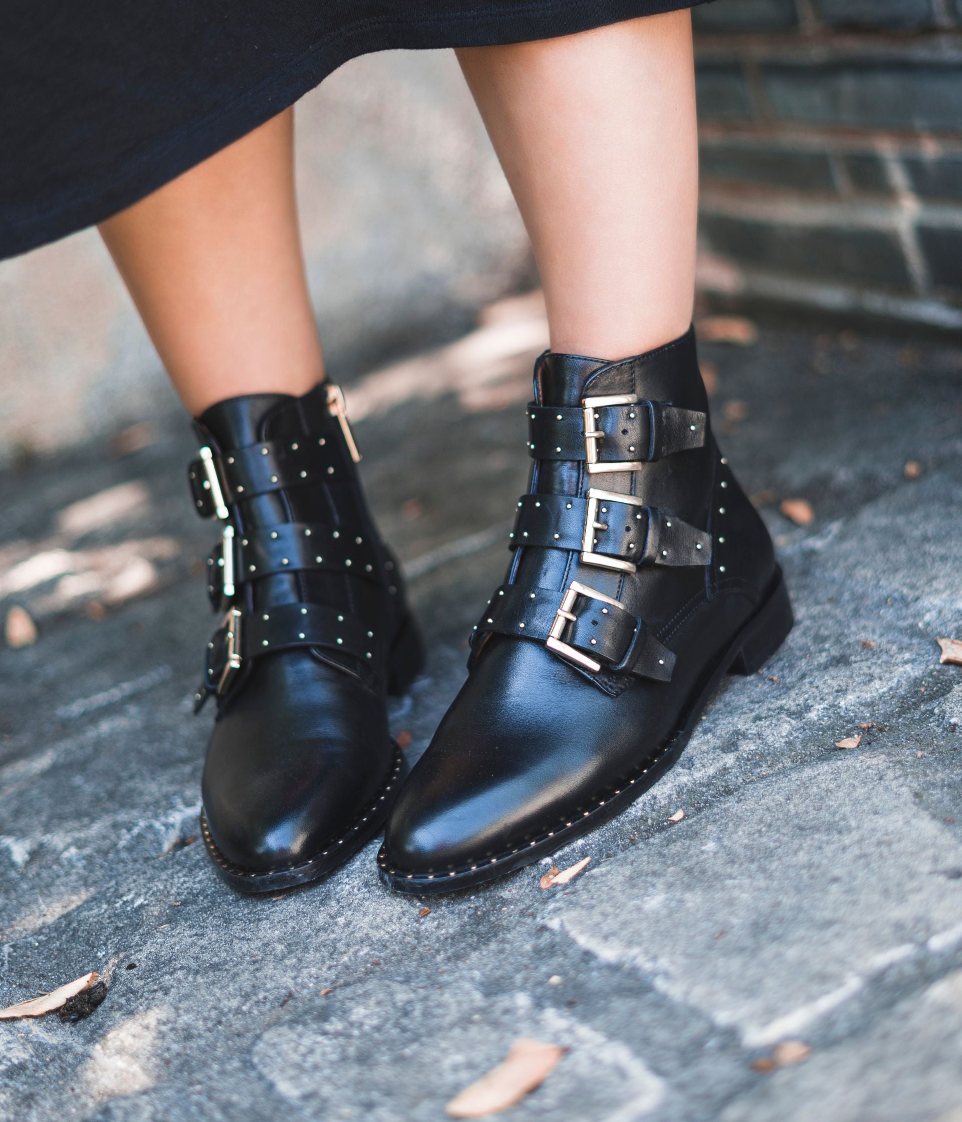 KAMEN ANKLE BOOTS Flat boots WOMEN Bocage
