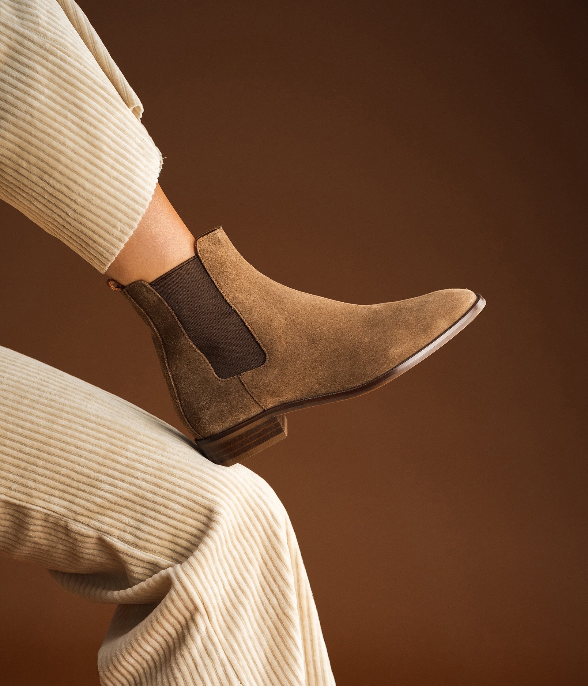 BROWN SANTIA CHELSEA BOOTS Low boots WOMEN Bocage