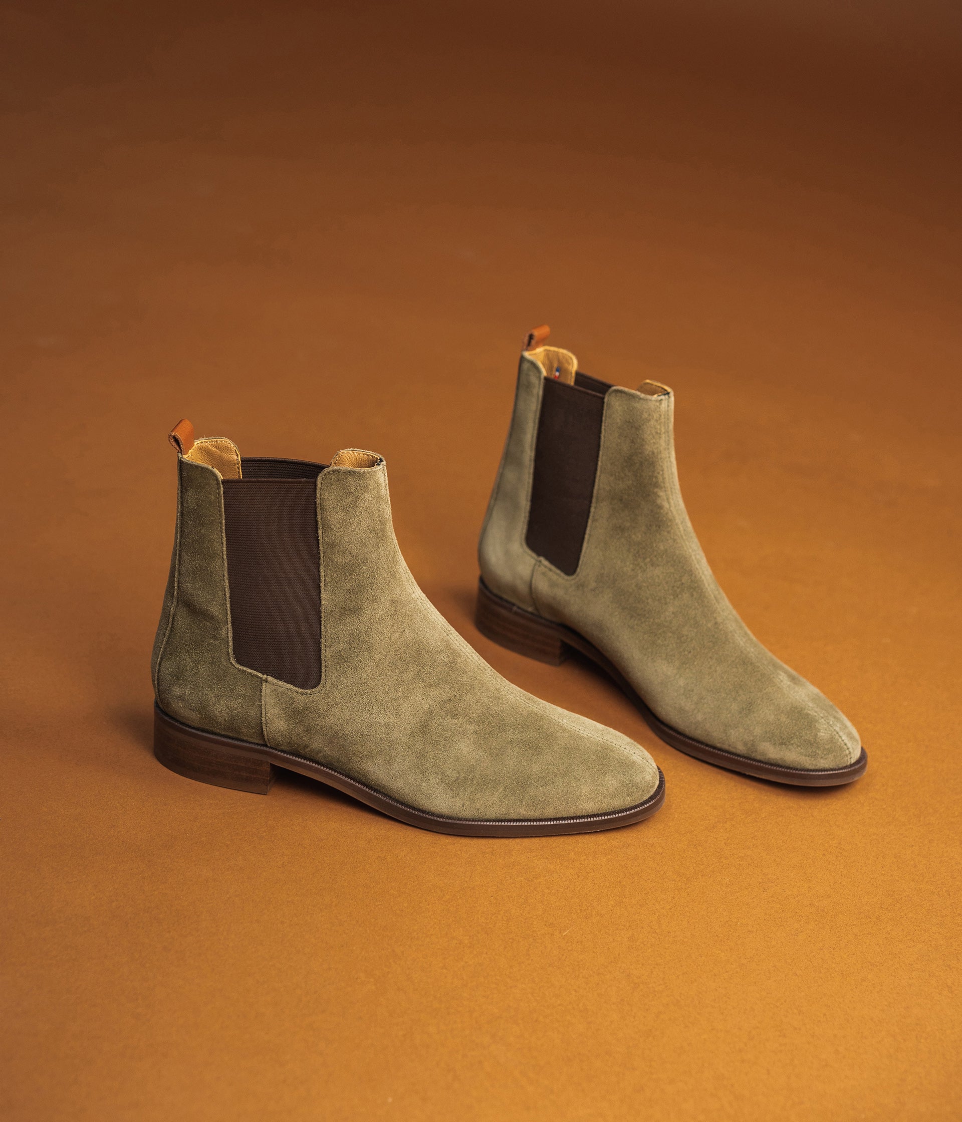 KHAKI SANTIA CHELSEA BOOTS Low boots WOMEN Bocage