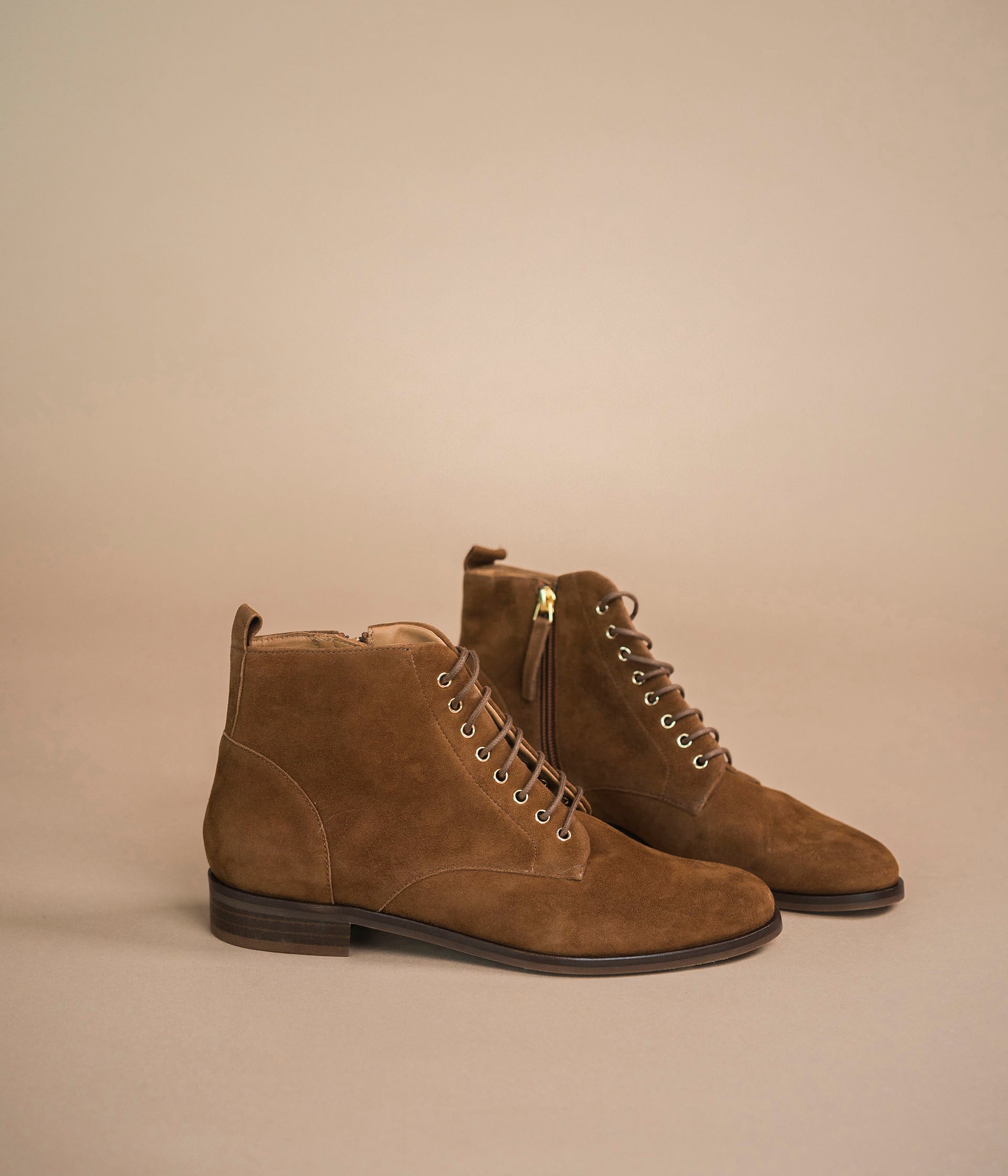 Womens cognac booties on sale