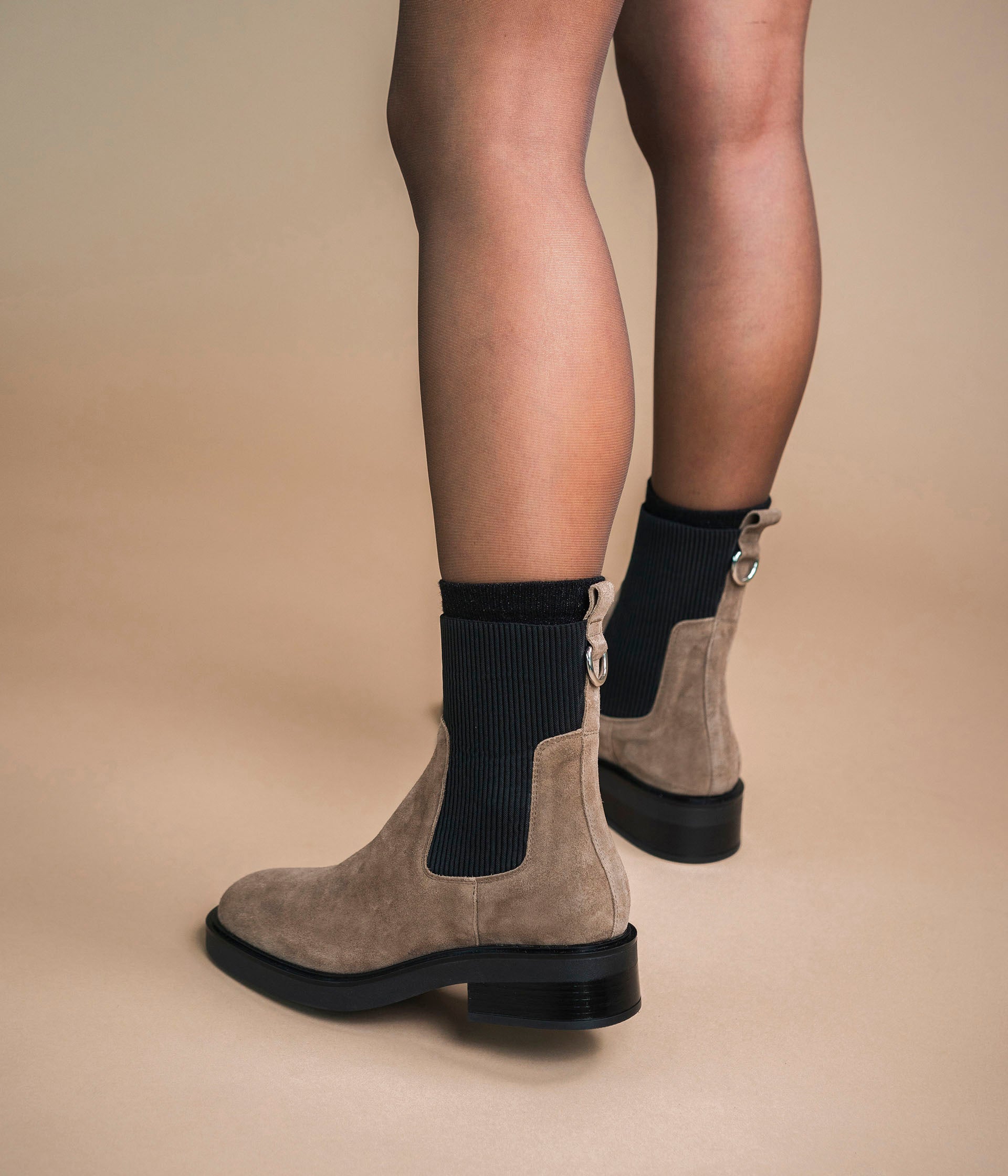 Boots femme taupe shop