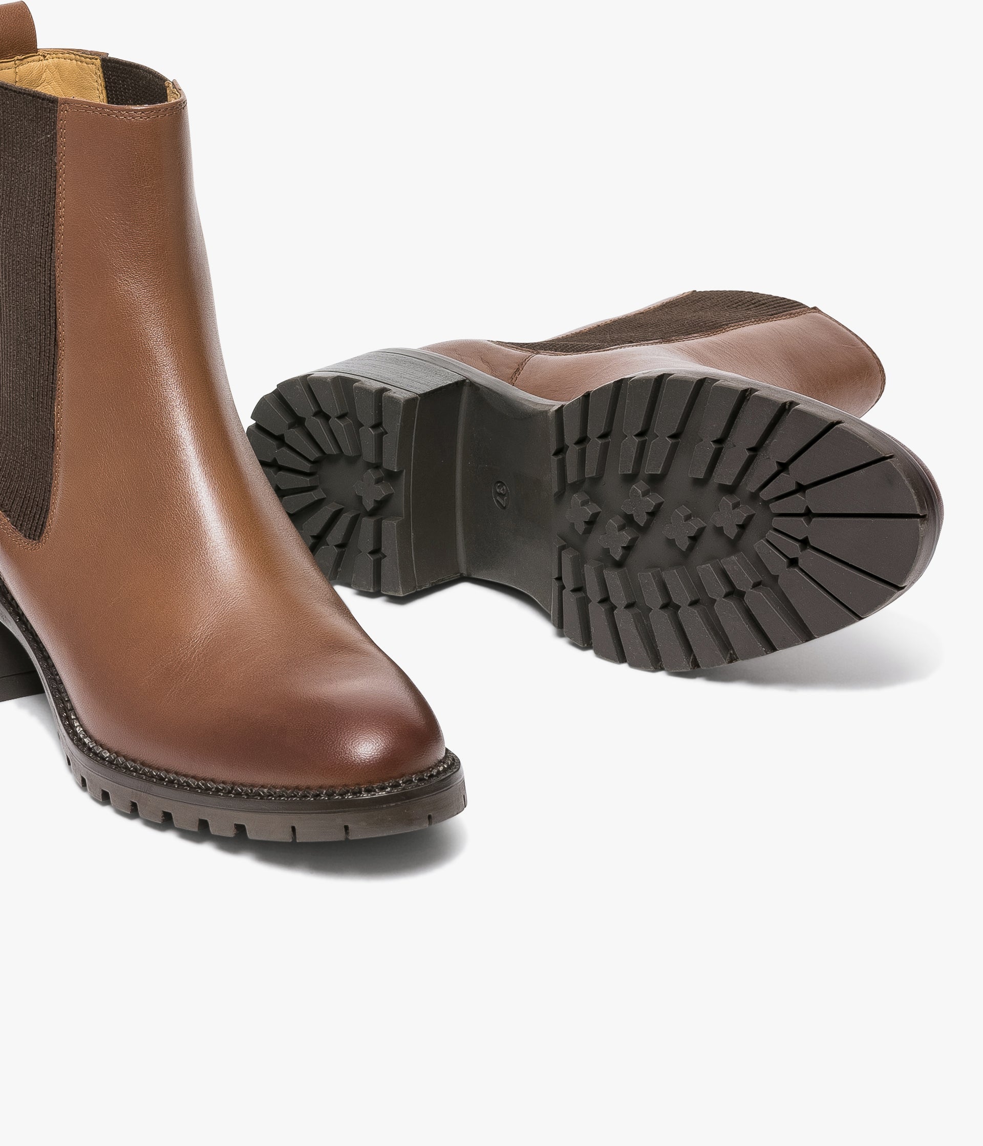 COGNAC MARLENE CHELSEA BOOTS Low boots WOMEN Bocage