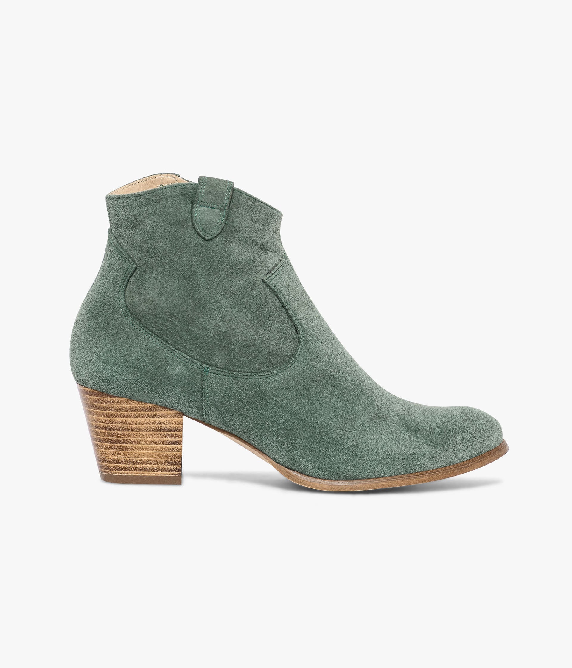 Low outlet boots vertes