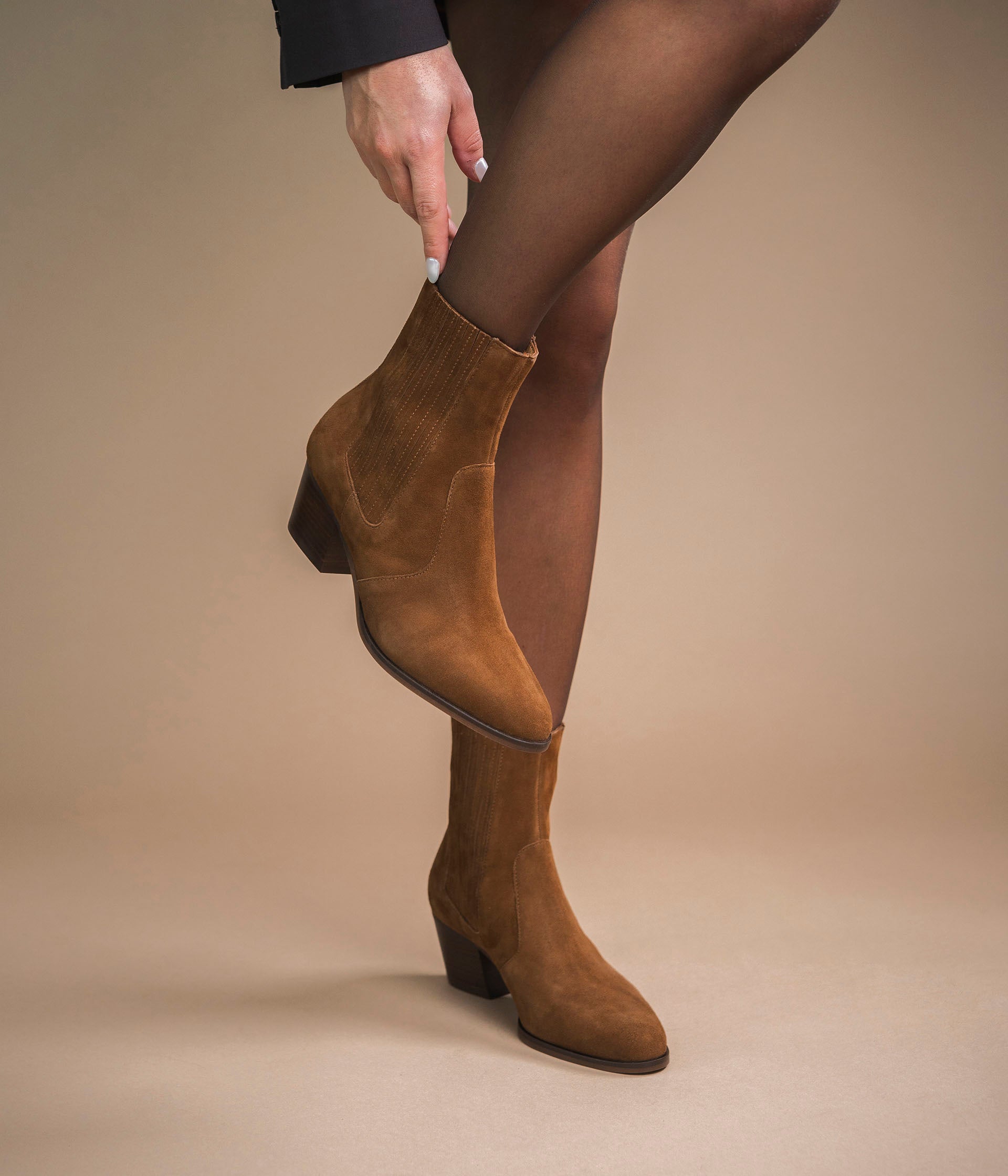 Bottines daim sales