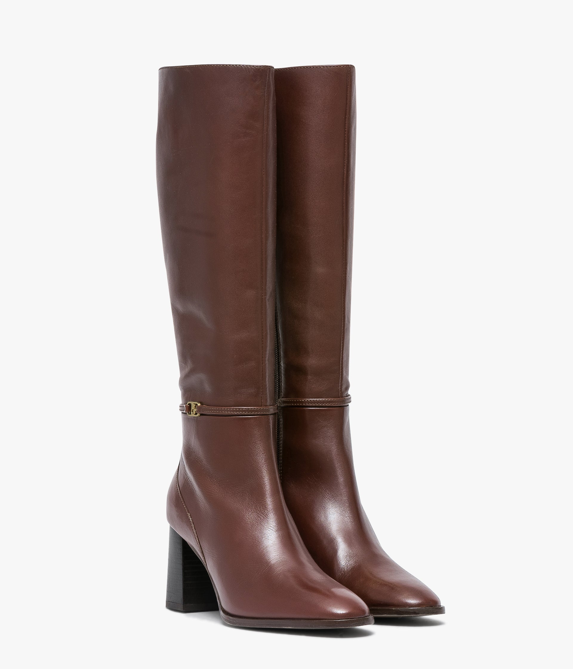 Cognac color riding boots store