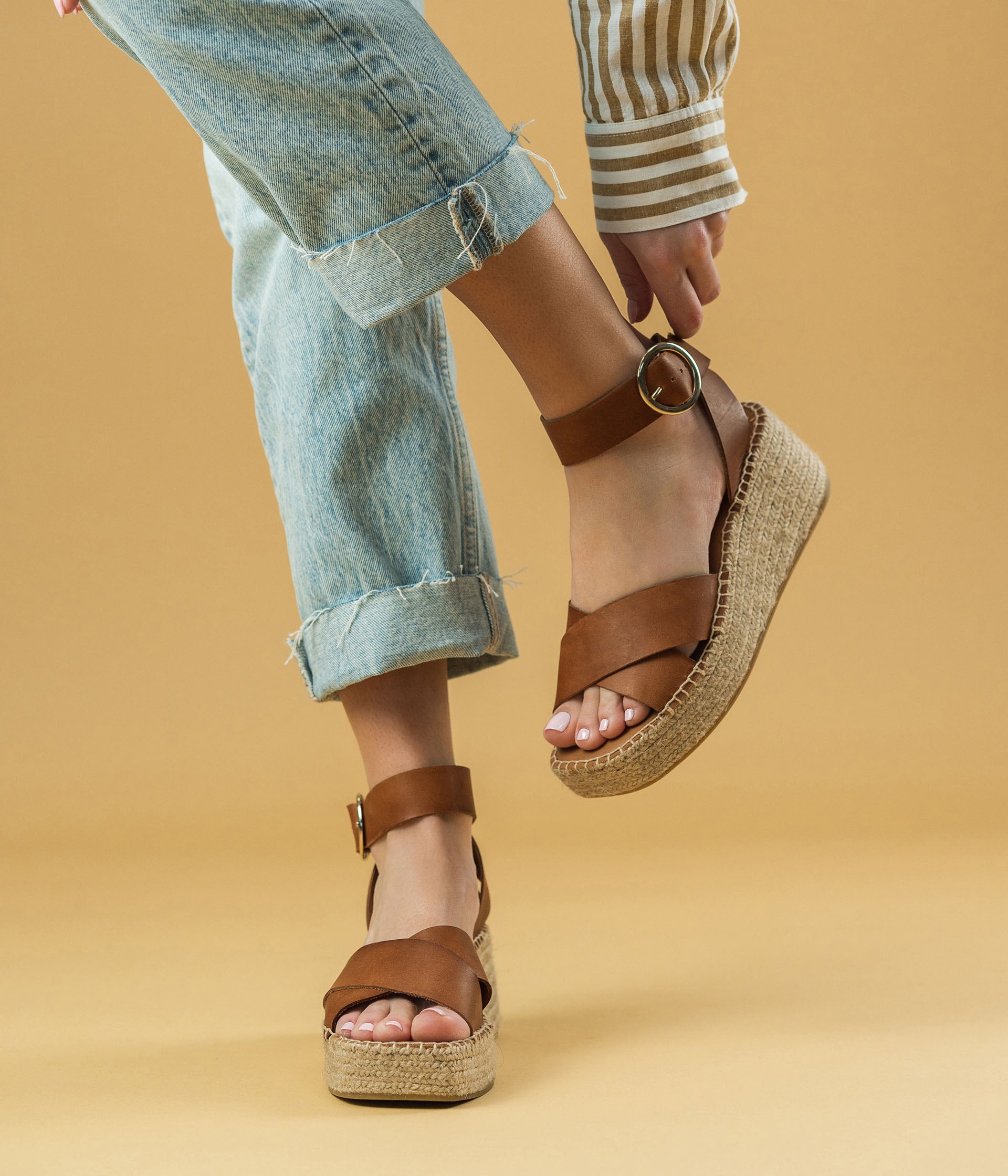 COGNAC HORTENSE SANDAL Sandals WOMEN Bocage