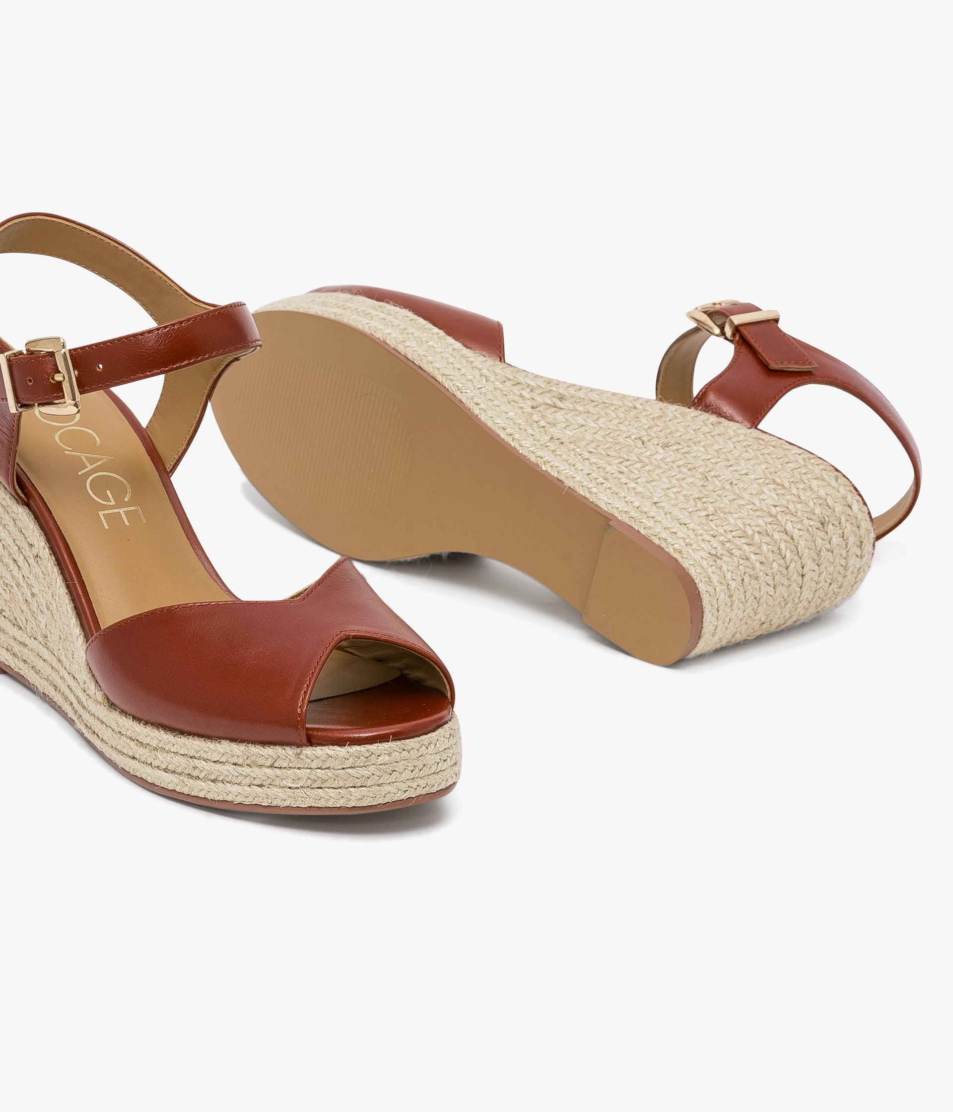 COGNAC HAYDEN SANDAL Wedges WOMEN Bocage
