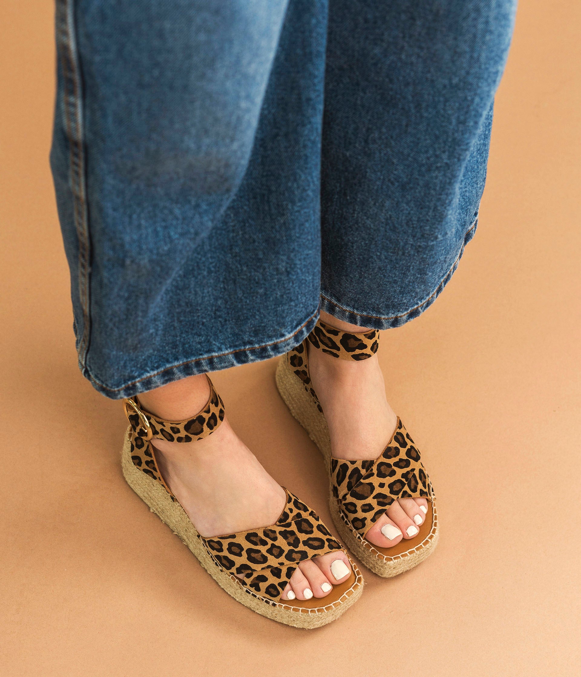 Espadrille flat wedges on sale