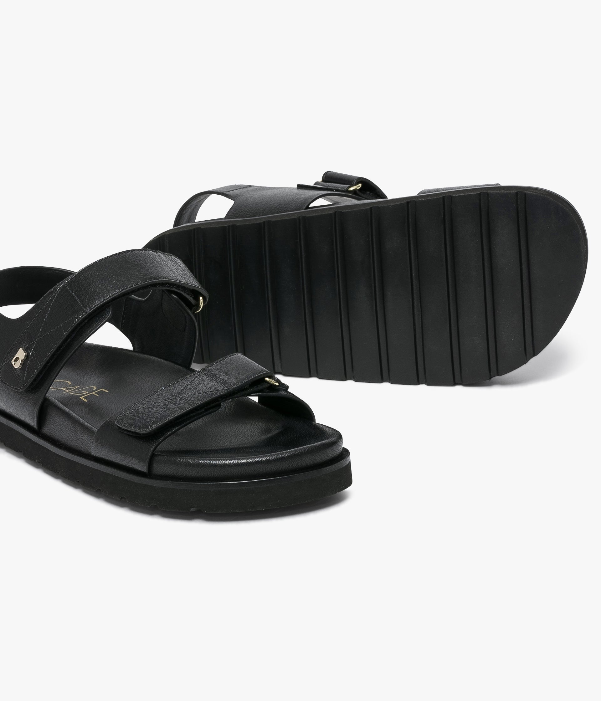 OG LABEL SUBU SANDALS BLACK – BlackEyePatch